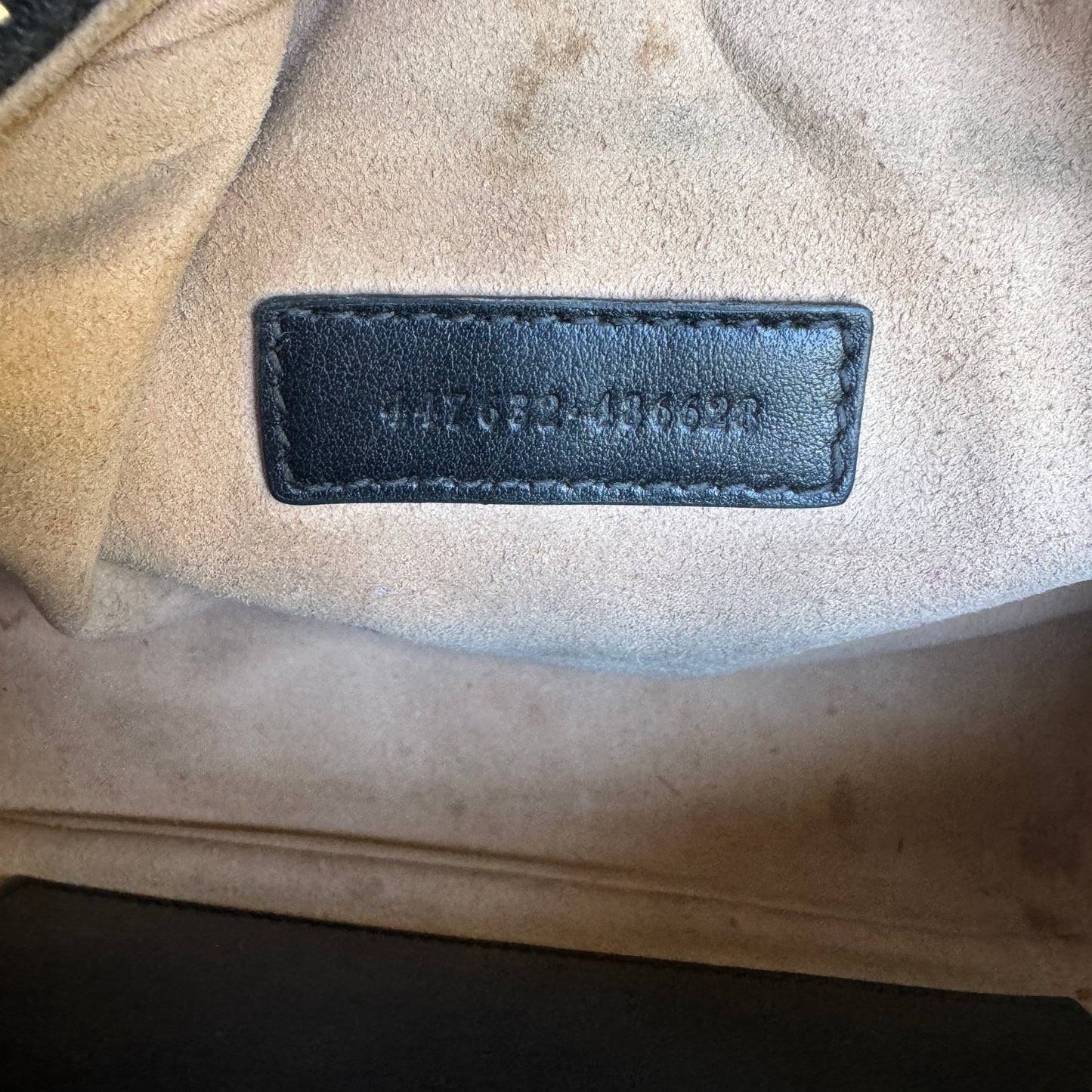 Gucci Calfskin Matelasse Aria Small GG Marmont Chain Shoulder Bag