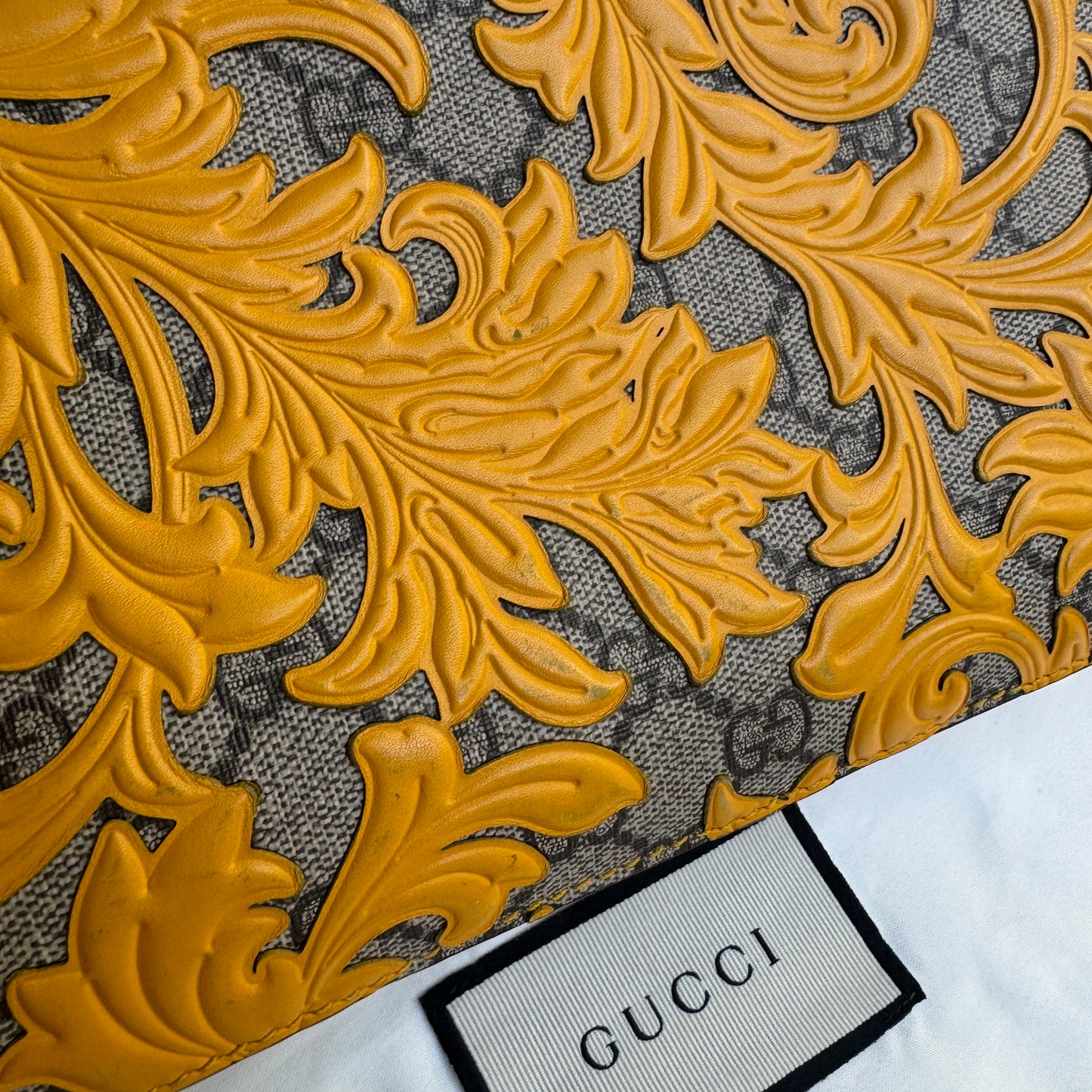 Gucci GG Supreme Arabesque Medium Dionysus Shoulder Bag