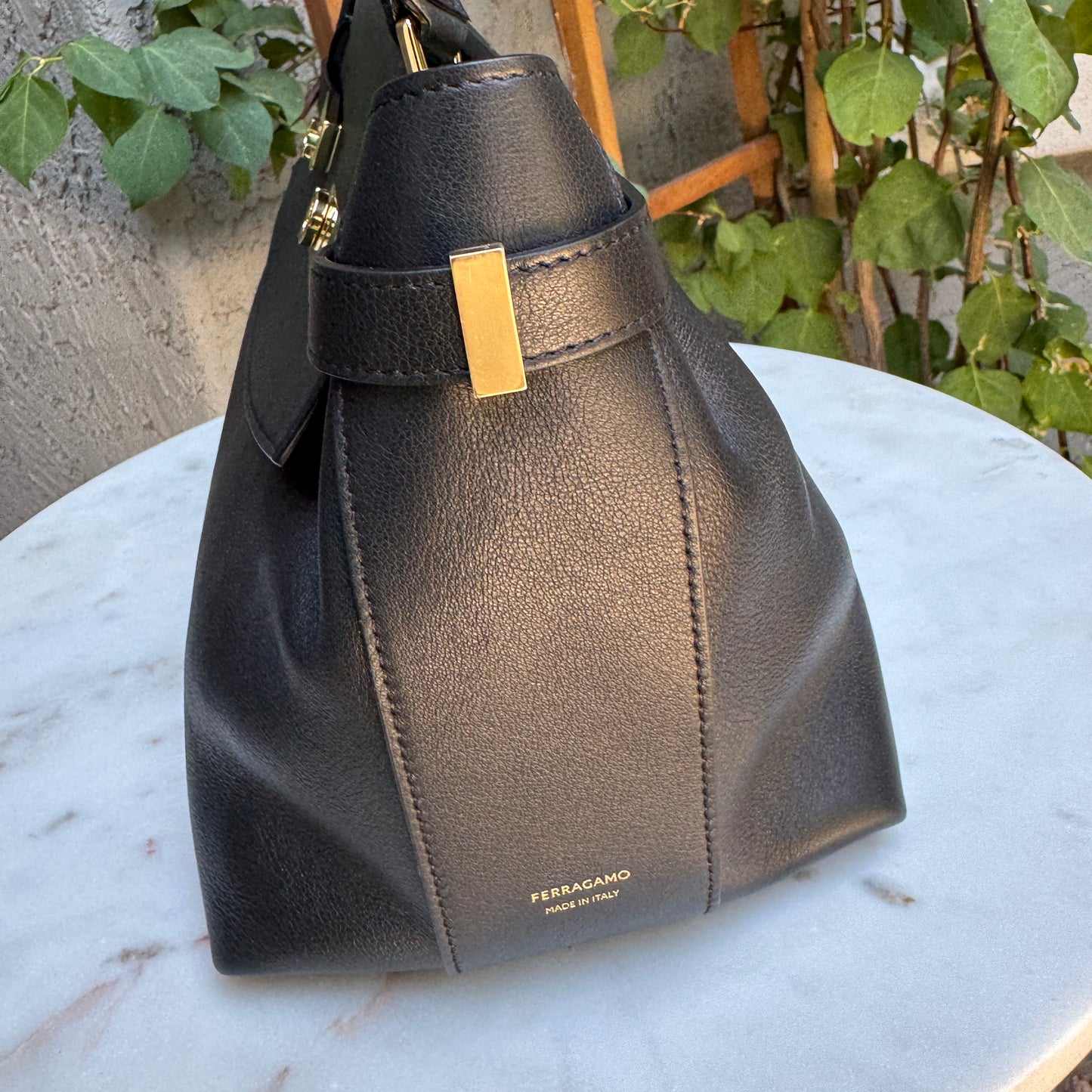 Ferragamo Large Hug Pouch Crossbody