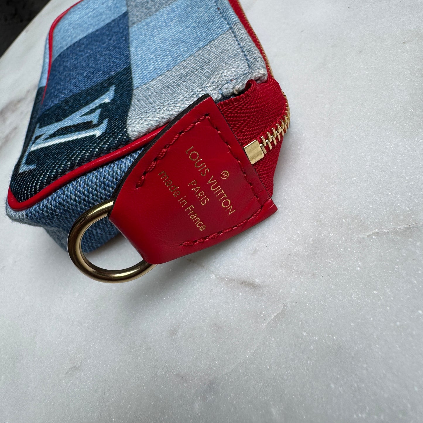 Louis Vuitton Monogram Denim Micro Pochette Accessoires