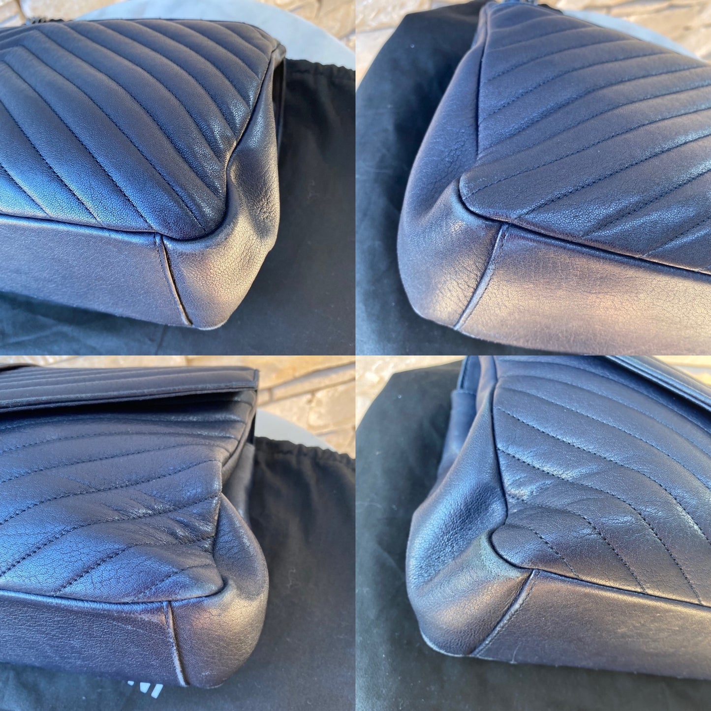 Saint Laurent Large Monogram Matelasse College Bag