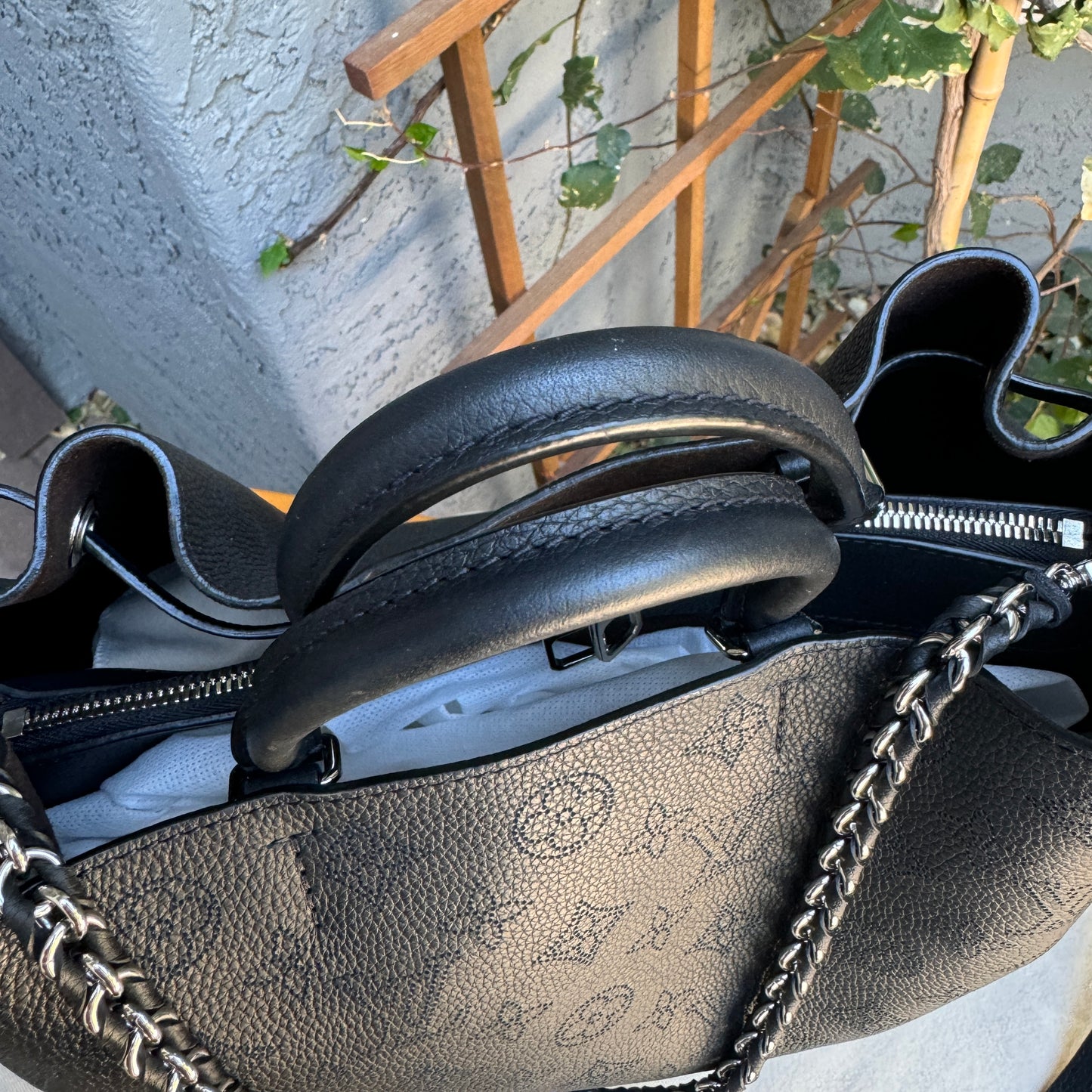 Louis Vuitton Mahina Leather Bella Tote