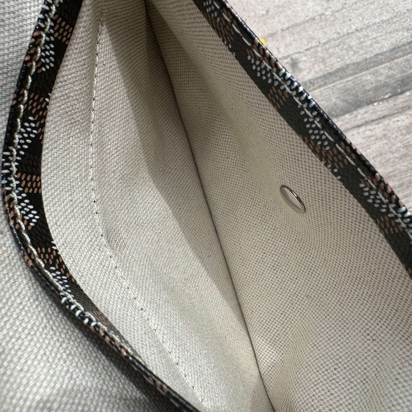 Goyard Goyardine Canvas Saint Louis PM Tote