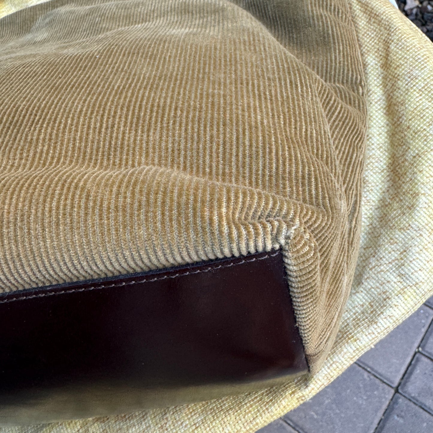 Fendi Vintage Corduroy Tote
