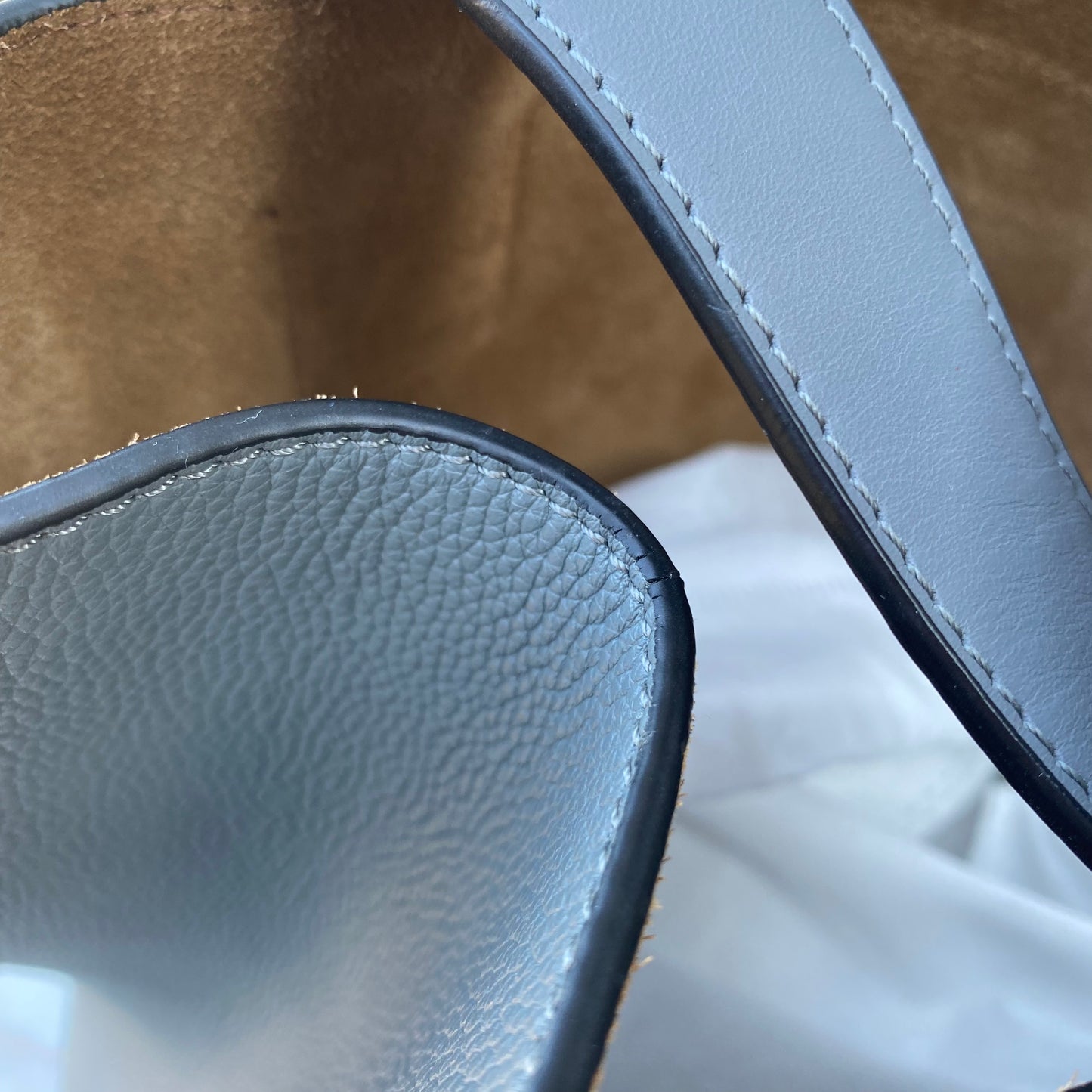 Loewe Soft Grained Calfskin Buckle Tote