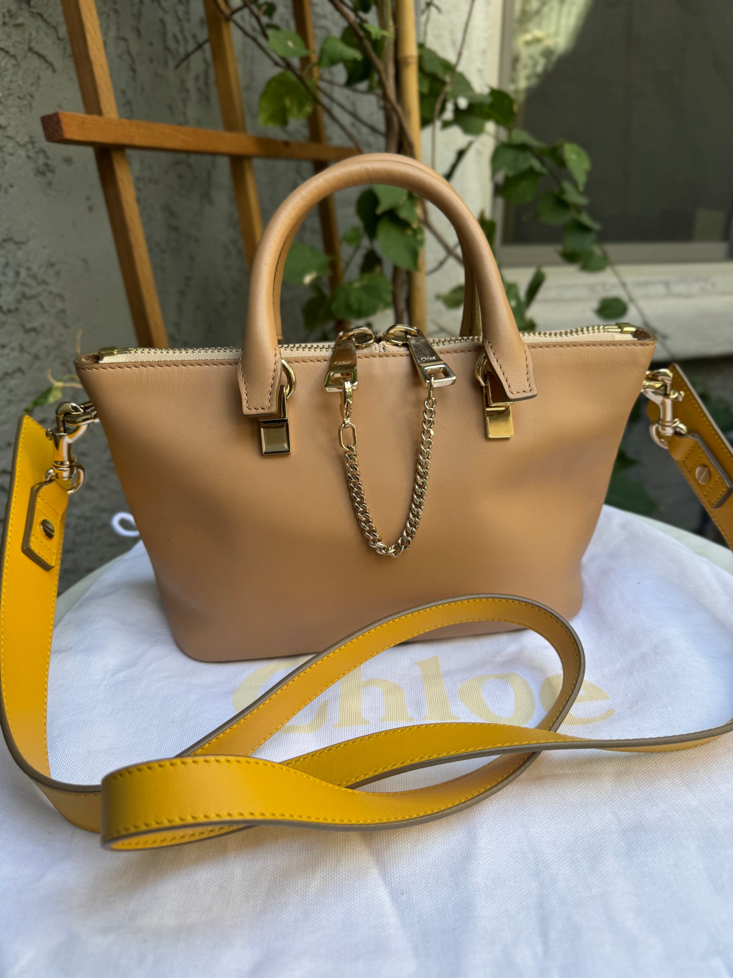 Chloé Mini Baylee Leather Tote