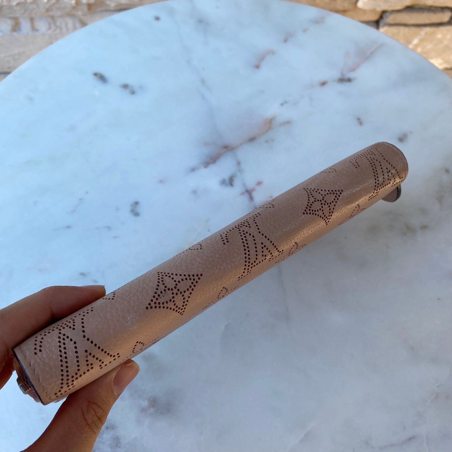 Louis Vuitton Mahina Leather Zippy Wallet