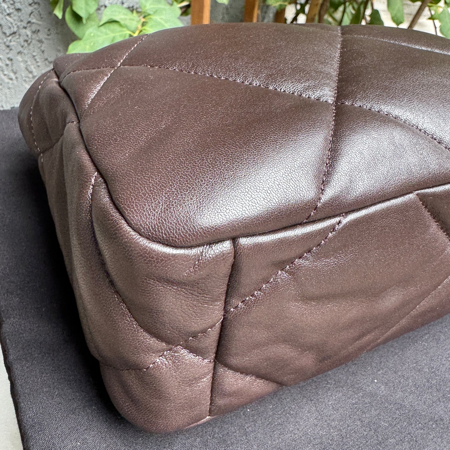 Chanel Medium 19 Shiny Lambskin Quilted Flap Crossbody
