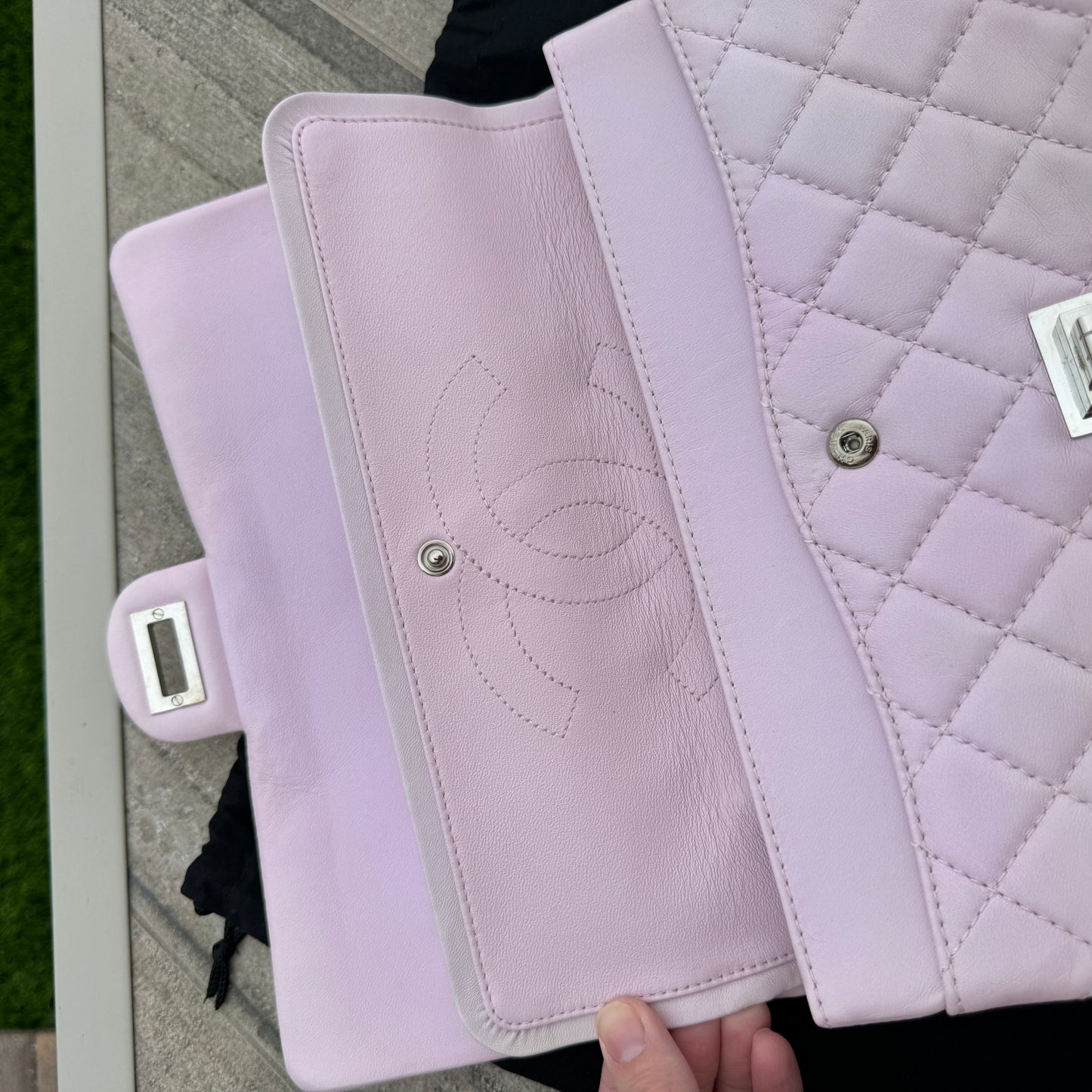 Chanel Reissue 226 Double Flap Calfskin Shoulder Bag