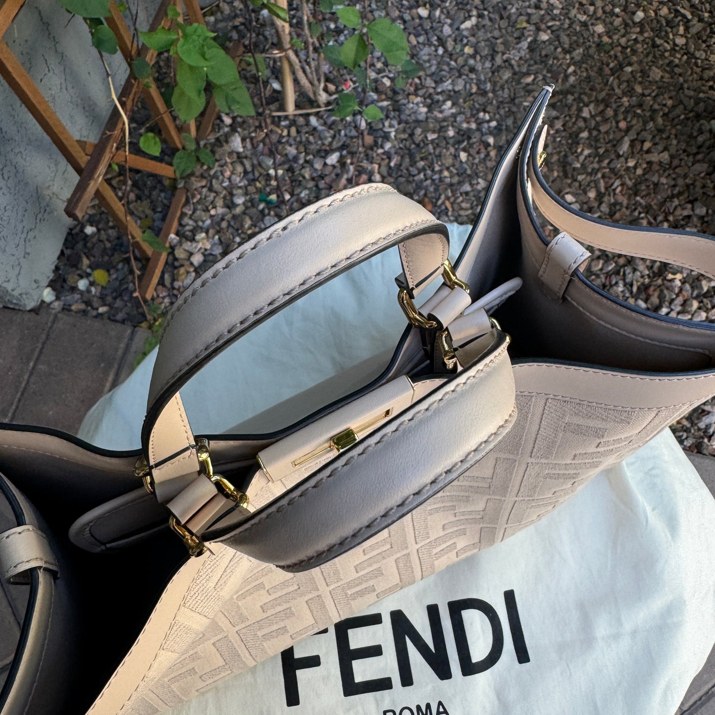 Fendi Zucca Peekaboo X-Tote