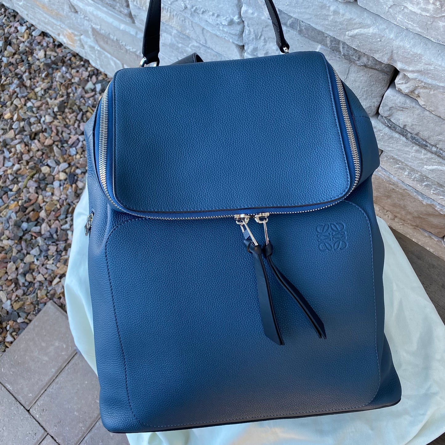 Loewe Goya Leather Backpack