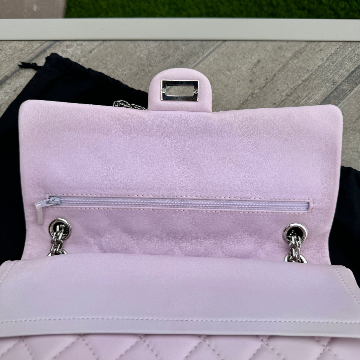 Chanel Reissue 226 Double Flap Calfskin Shoulder Bag