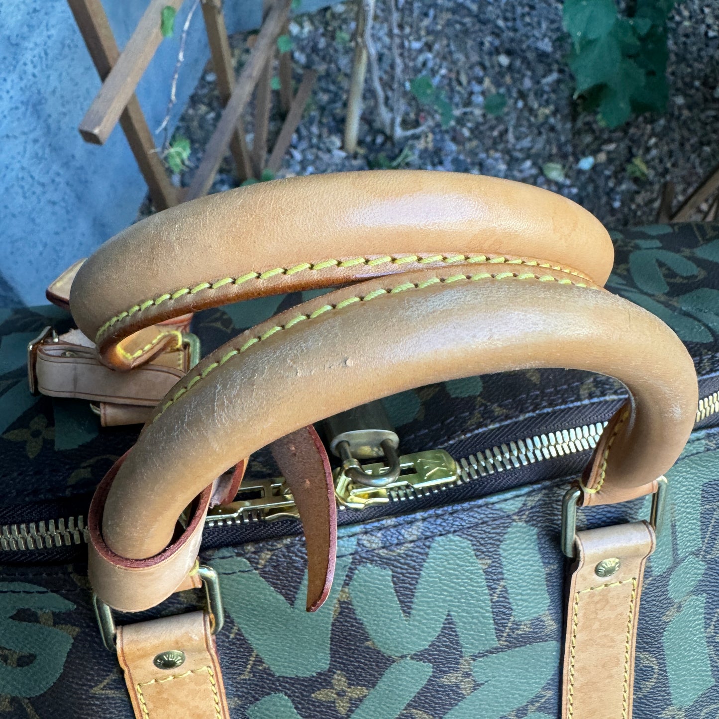 Louis Vuitton Limited Edition Monogram Graffiti 50 Keepall Duffel