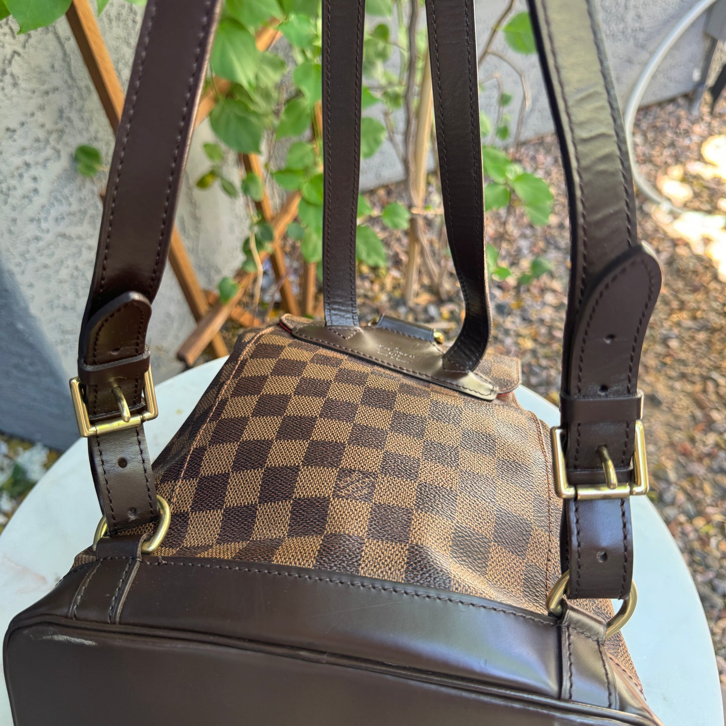 Louis Vuitton Vintage Damier Ebene Montsouris Backpack