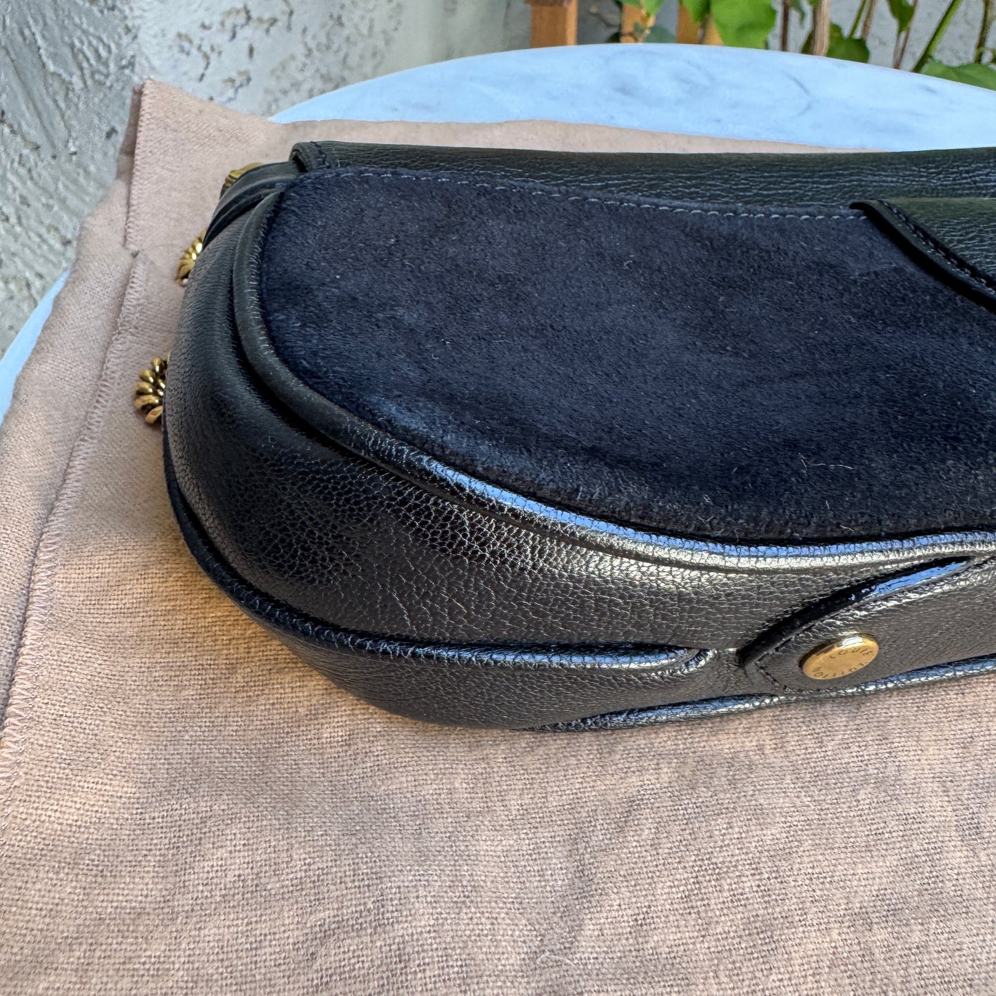 Louis Vuitton Avant Garde Leather Pochette Shoulder Bag