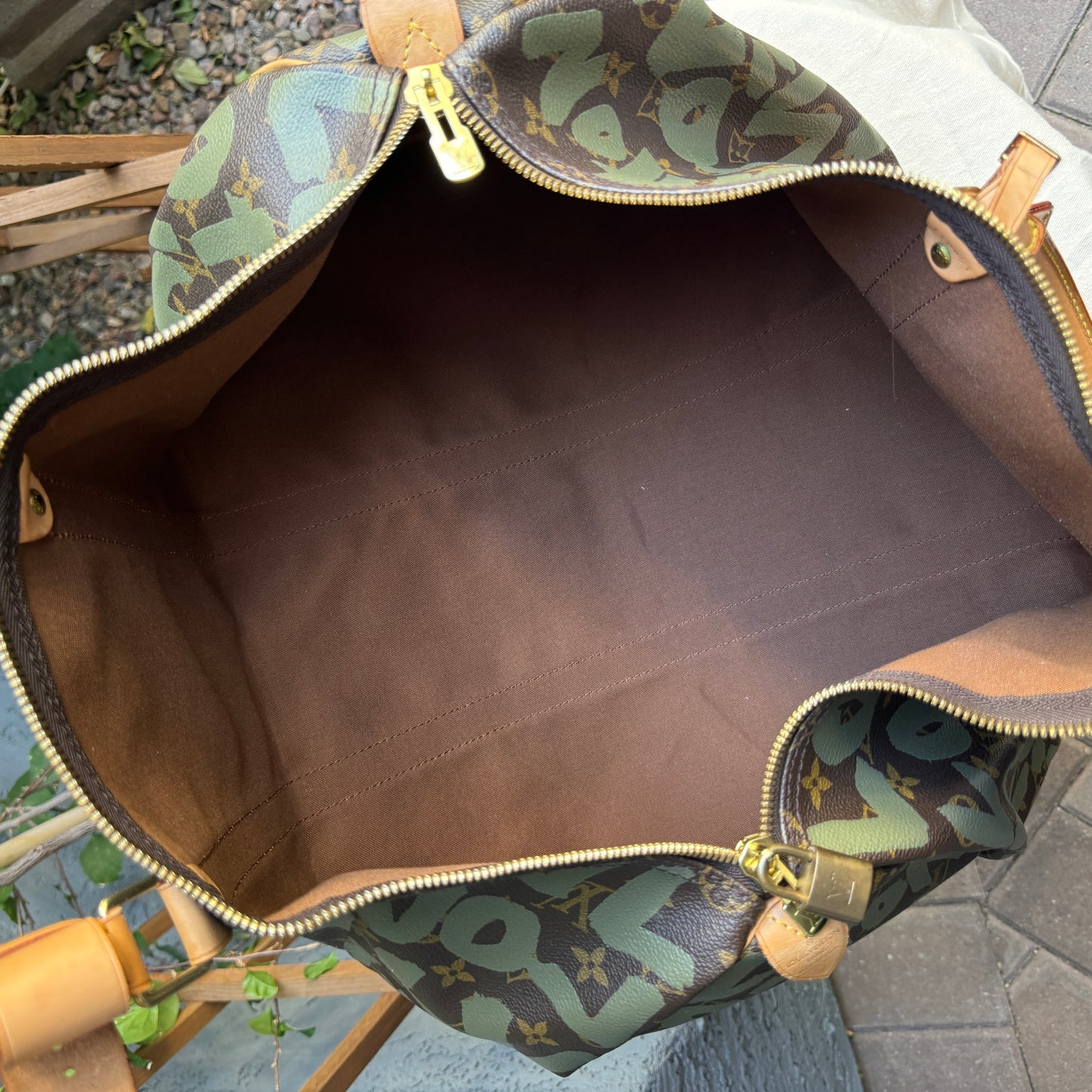 Louis Vuitton Limited Edition Monogram Graffiti 50 Keepall Duffel