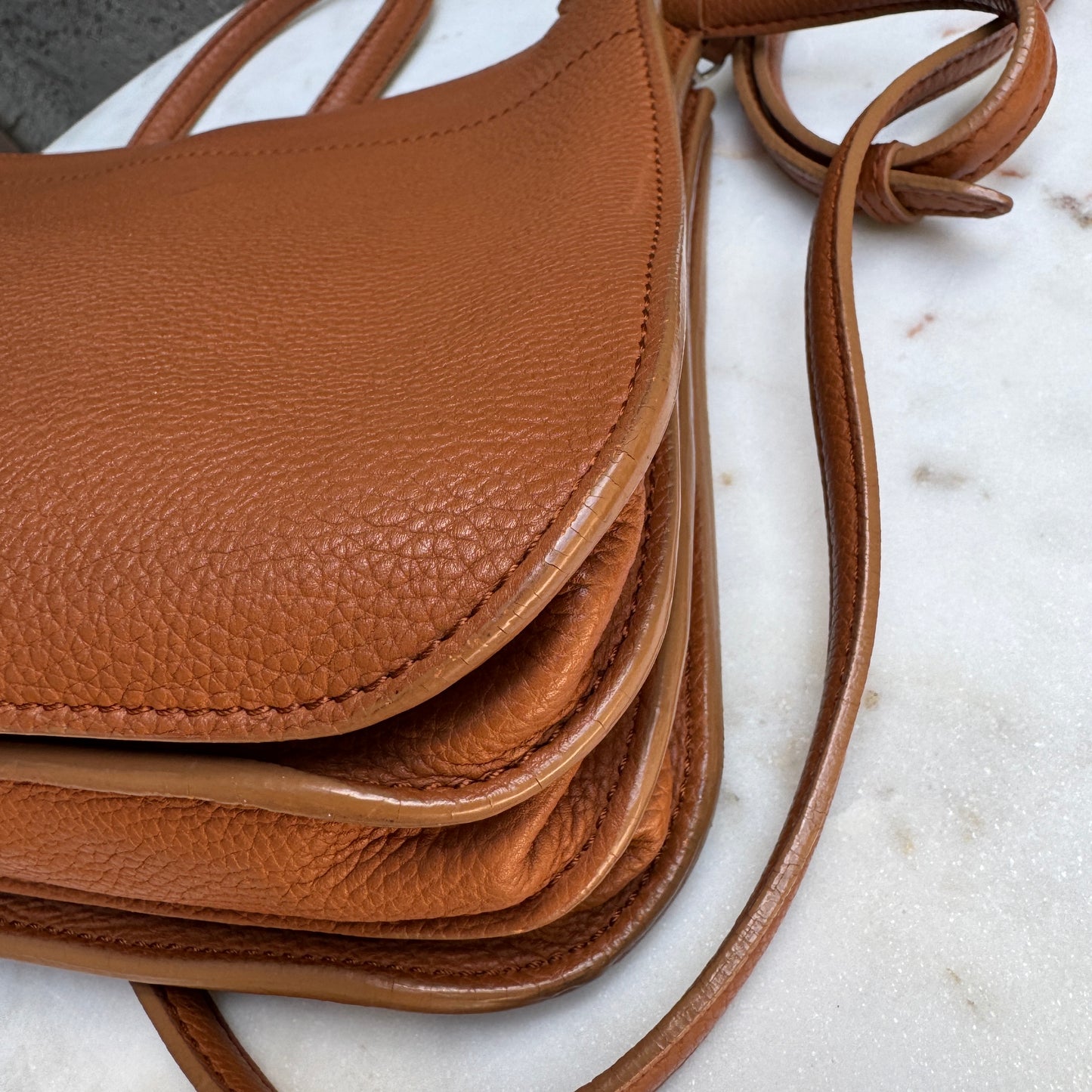 Loro Piana Milky Way Odessa Leather Crossbody