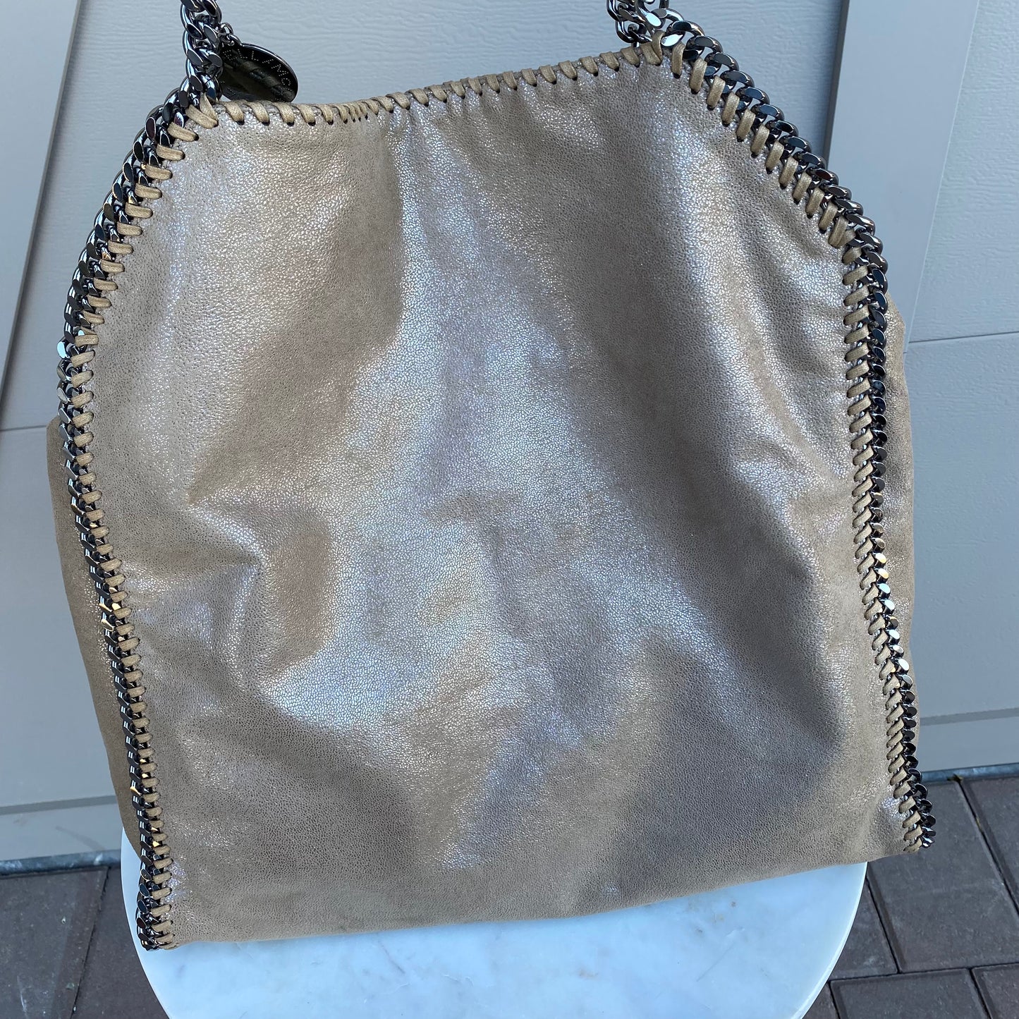 Stella McCartney Shaggy Deer Large Falabella with Pouch