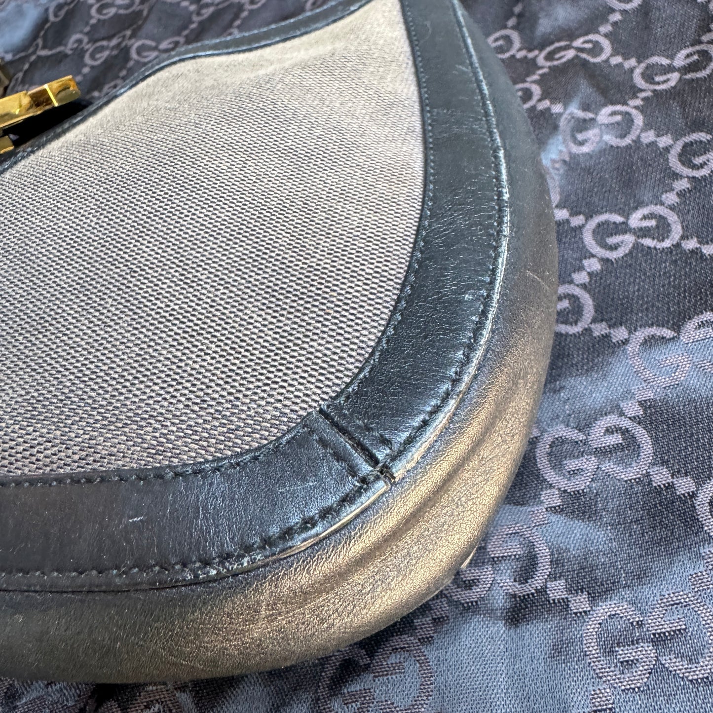 Gucci Vintage G Square Logo Shoulder Bag