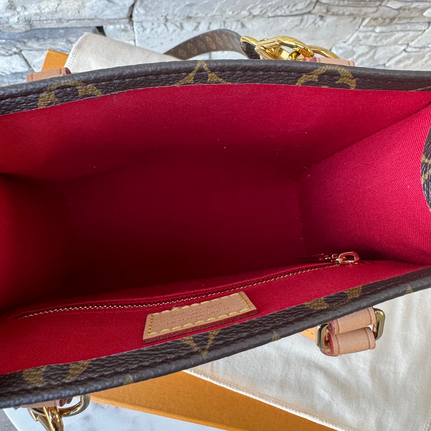 Louis Vuitton Monogram Sac Plat BB