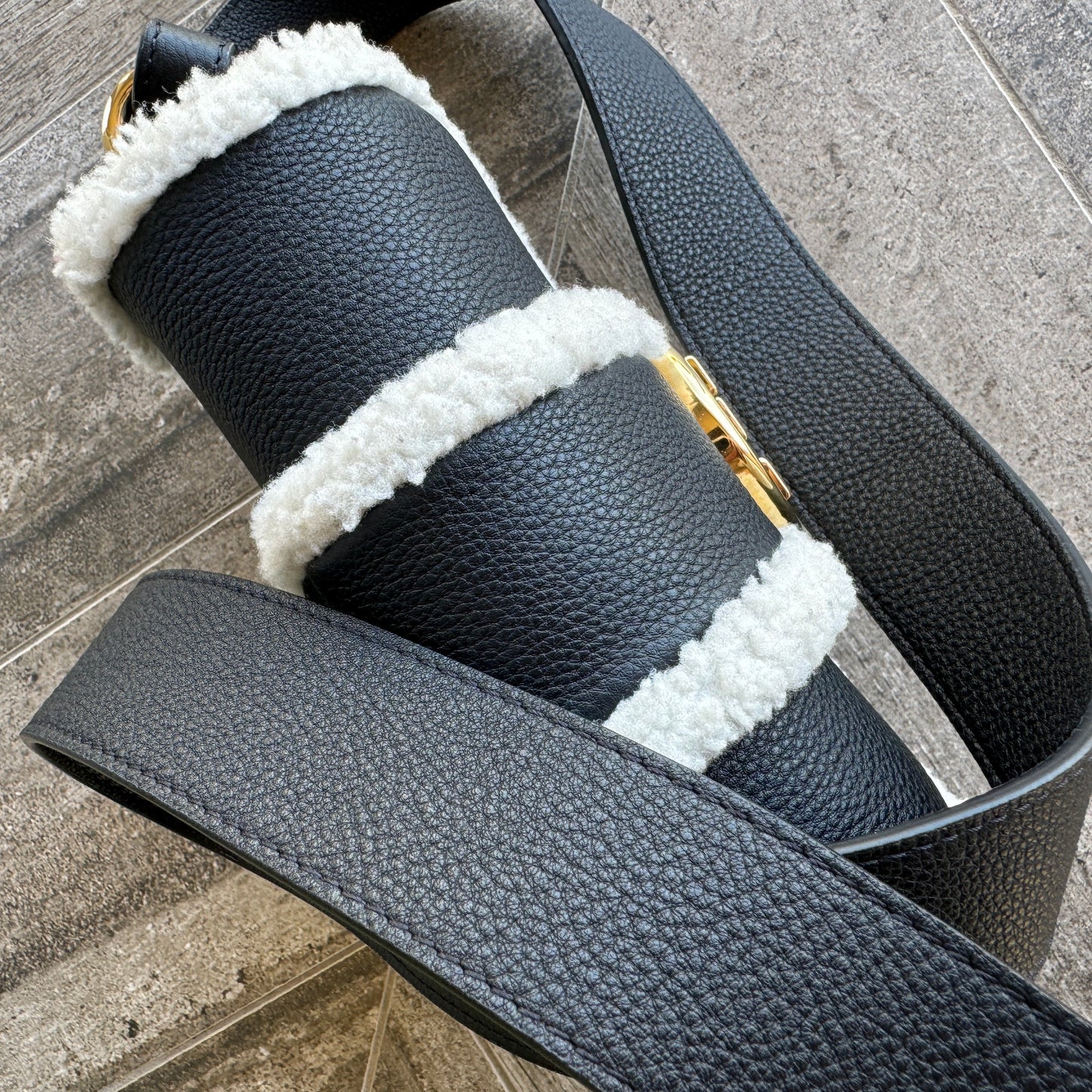Louis Vuitton Shearling Pont 9 Soft PM