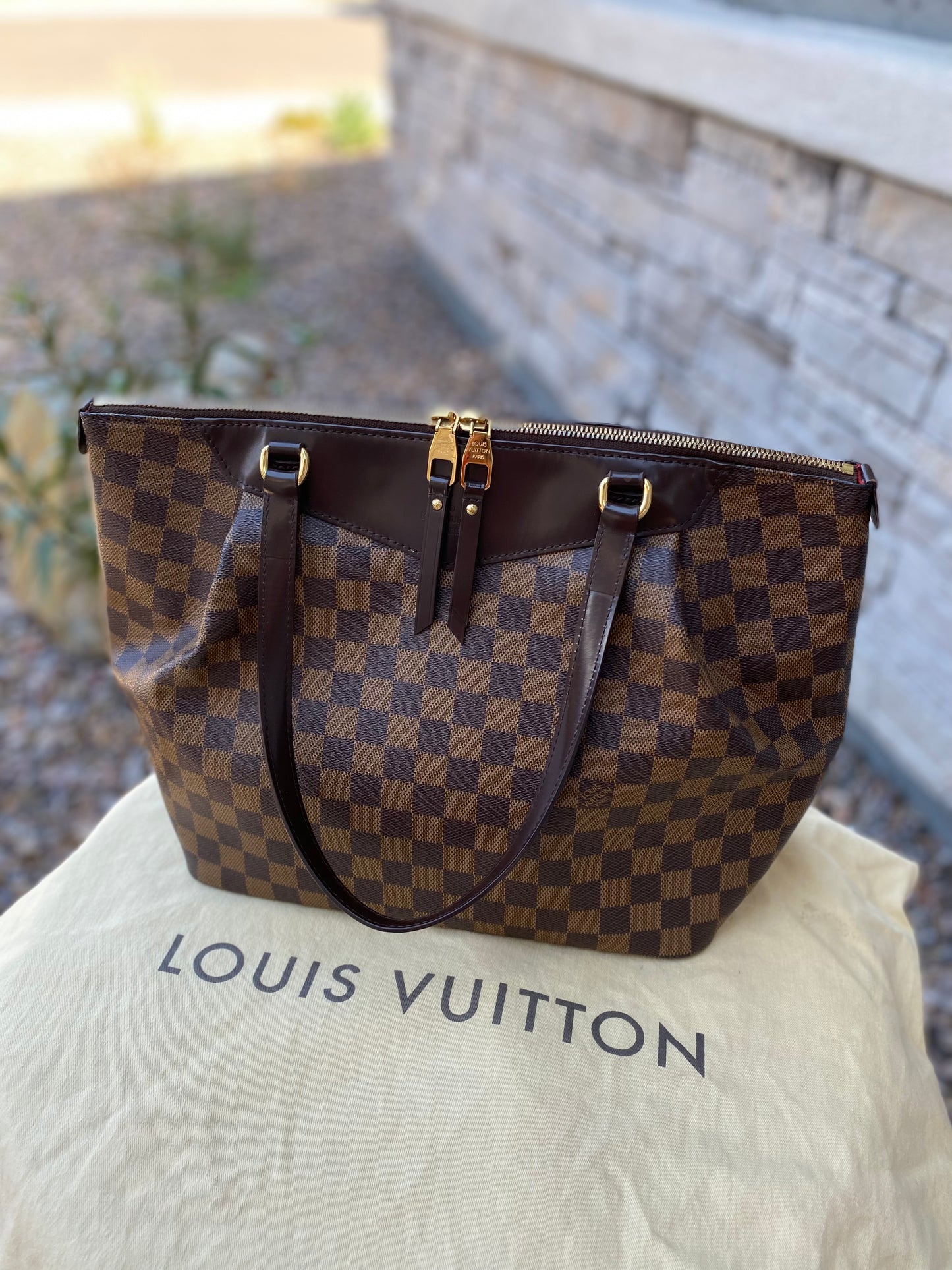 Louis Vuitton Westminster GM Damier Ebene Tote