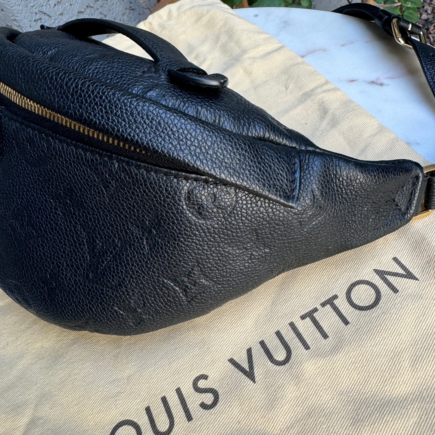 Louis Vuitton Monogram Empreinte Leather Bumbag