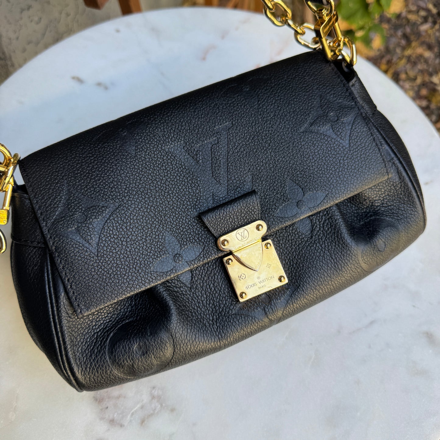 Louis Vuitton Giant Monogram Empreinte Favorite NM Crossbody