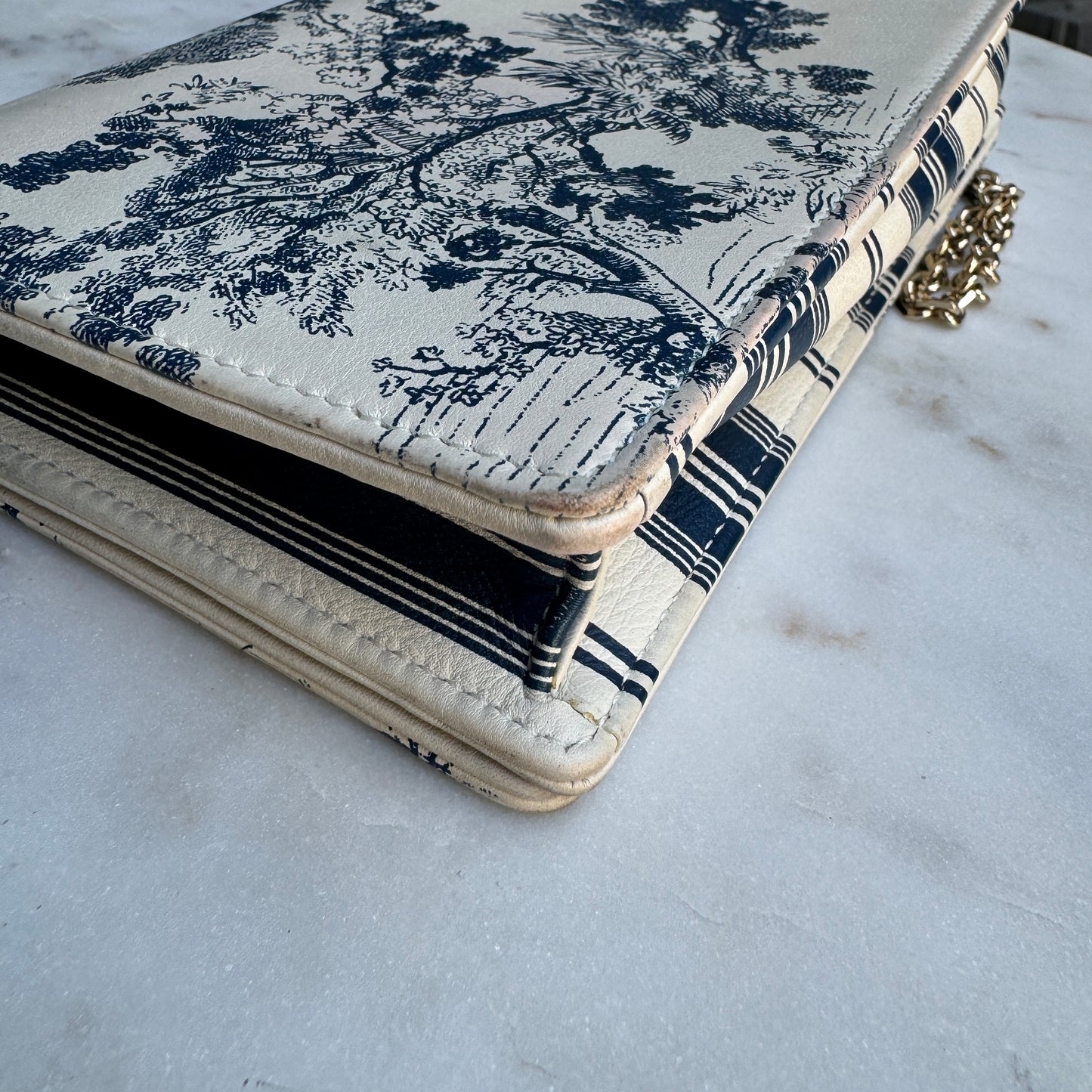 Christian Dior Toile De Jouy Chain Crossbody