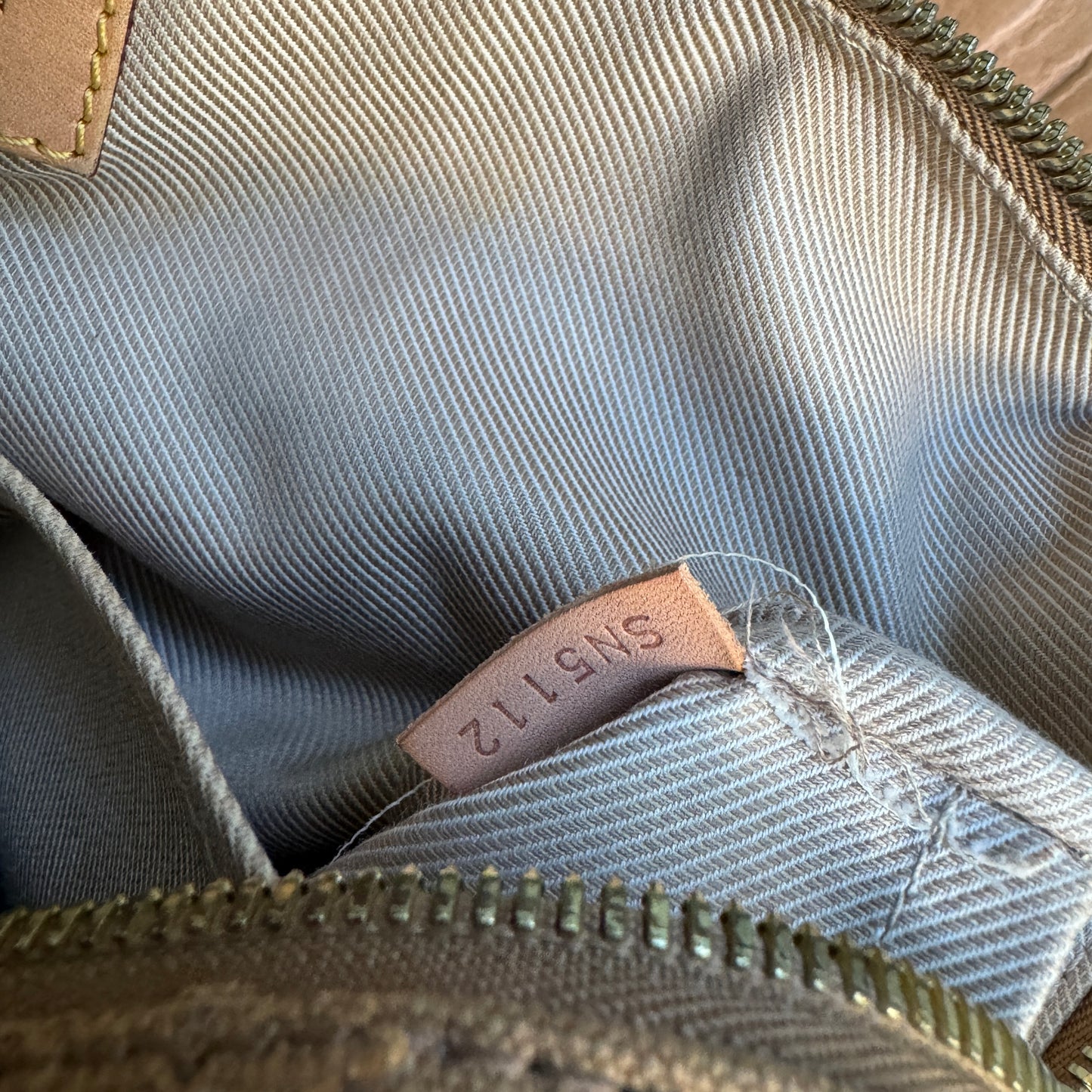 Louis Vuitton Monogram Stone Denim Speedy Bandouliere 35