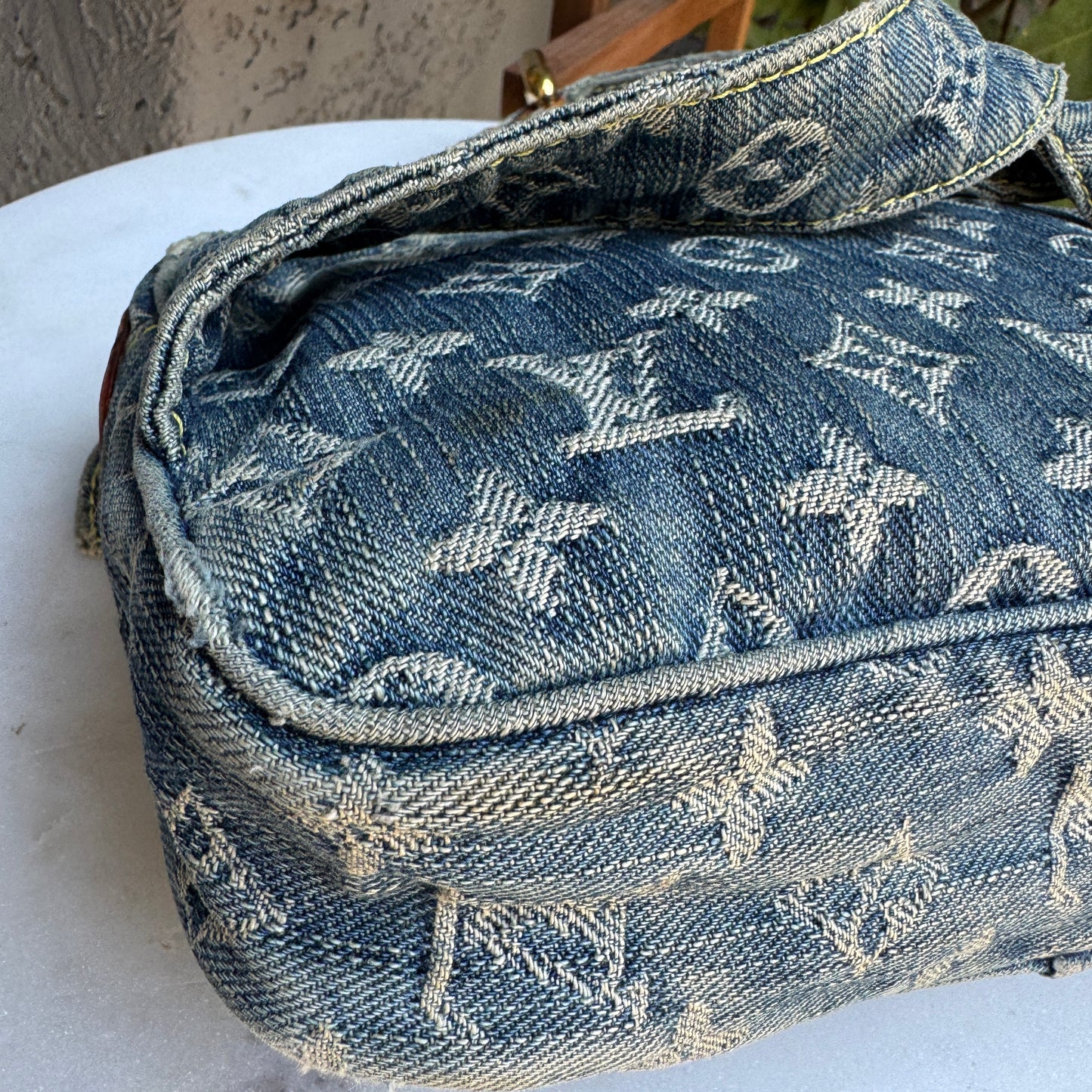 Louis Vuitton Monogram Denim Vintage Bumbag