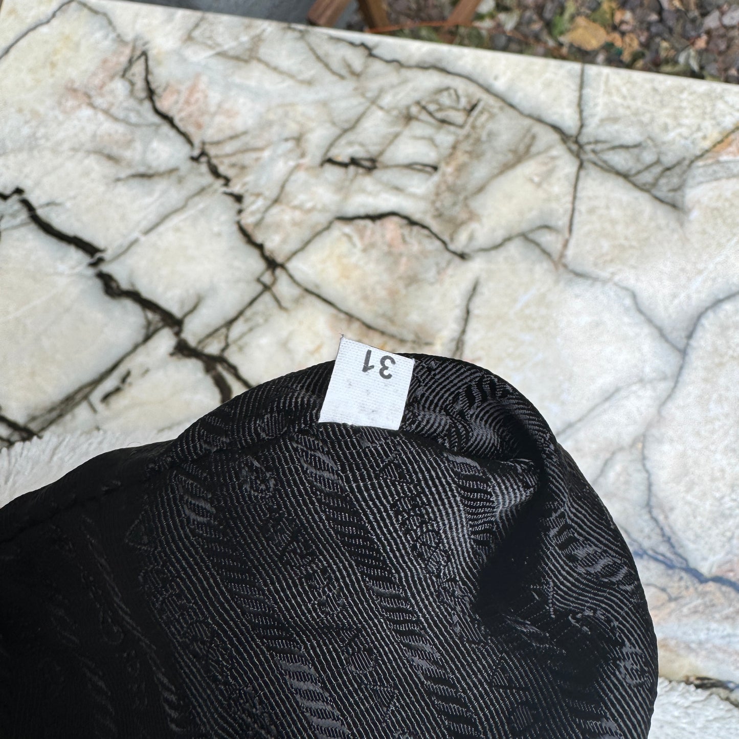 Prada Logo Terry Cloth Tote