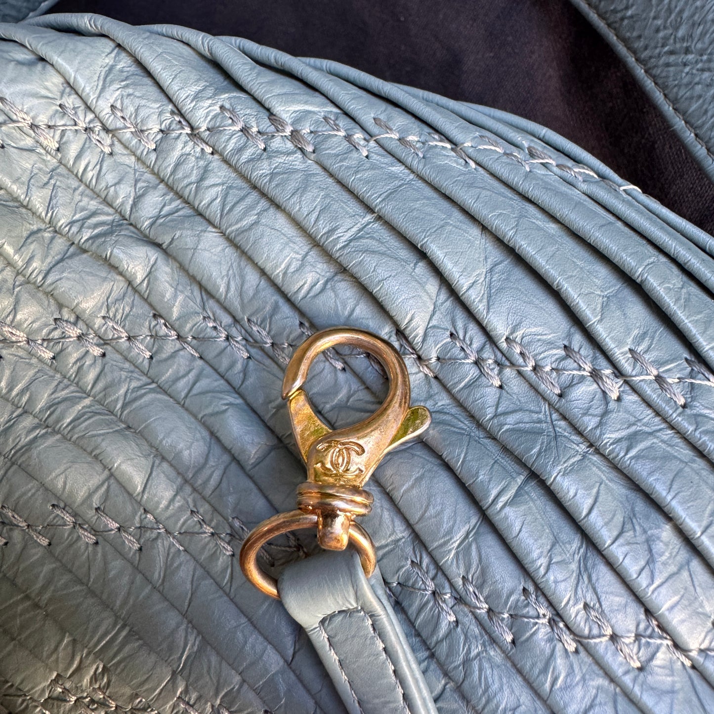 Chanel Paris-Greece Small Coco Pleats Bucket Bag