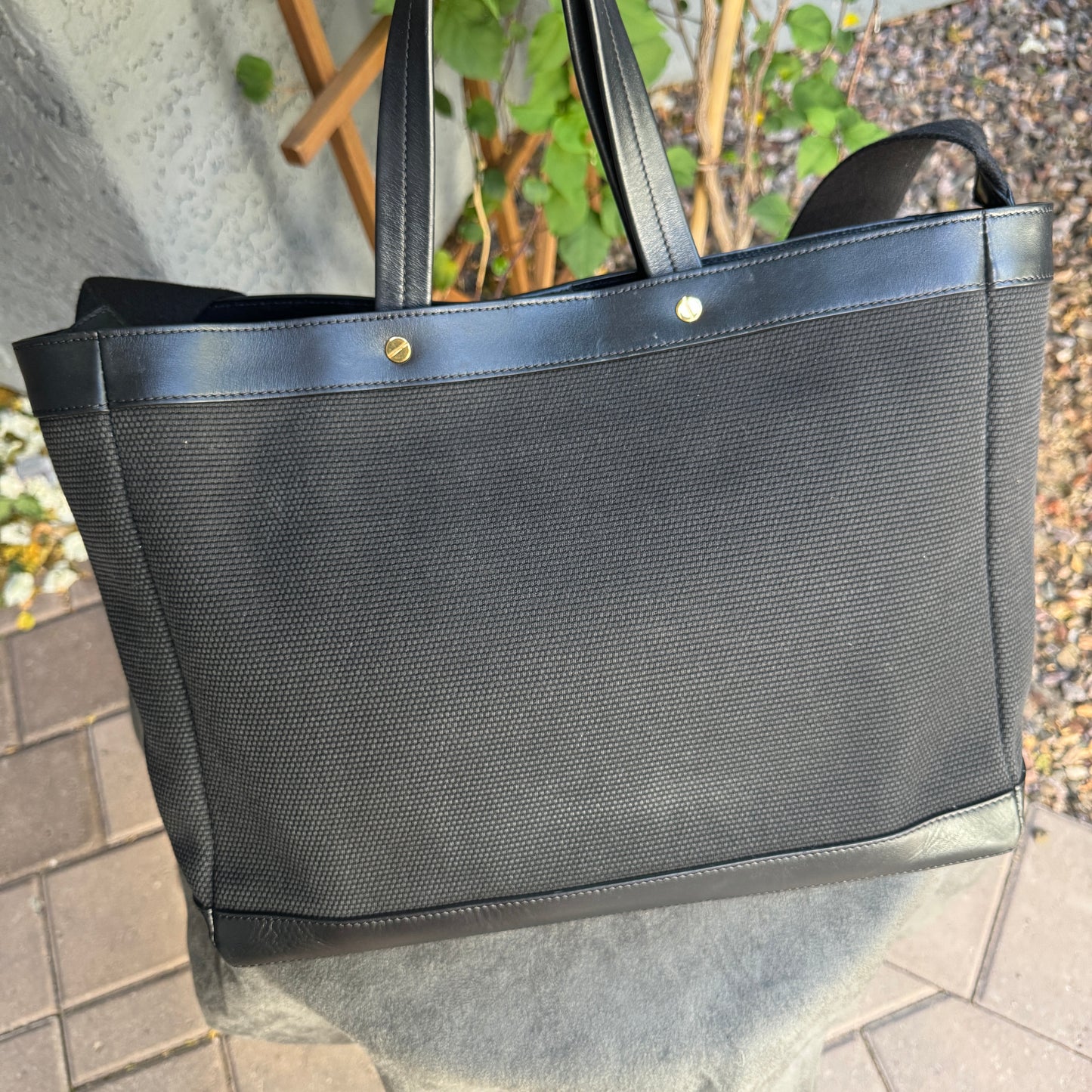 Tom Ford T Screw Medium Canvas Tote