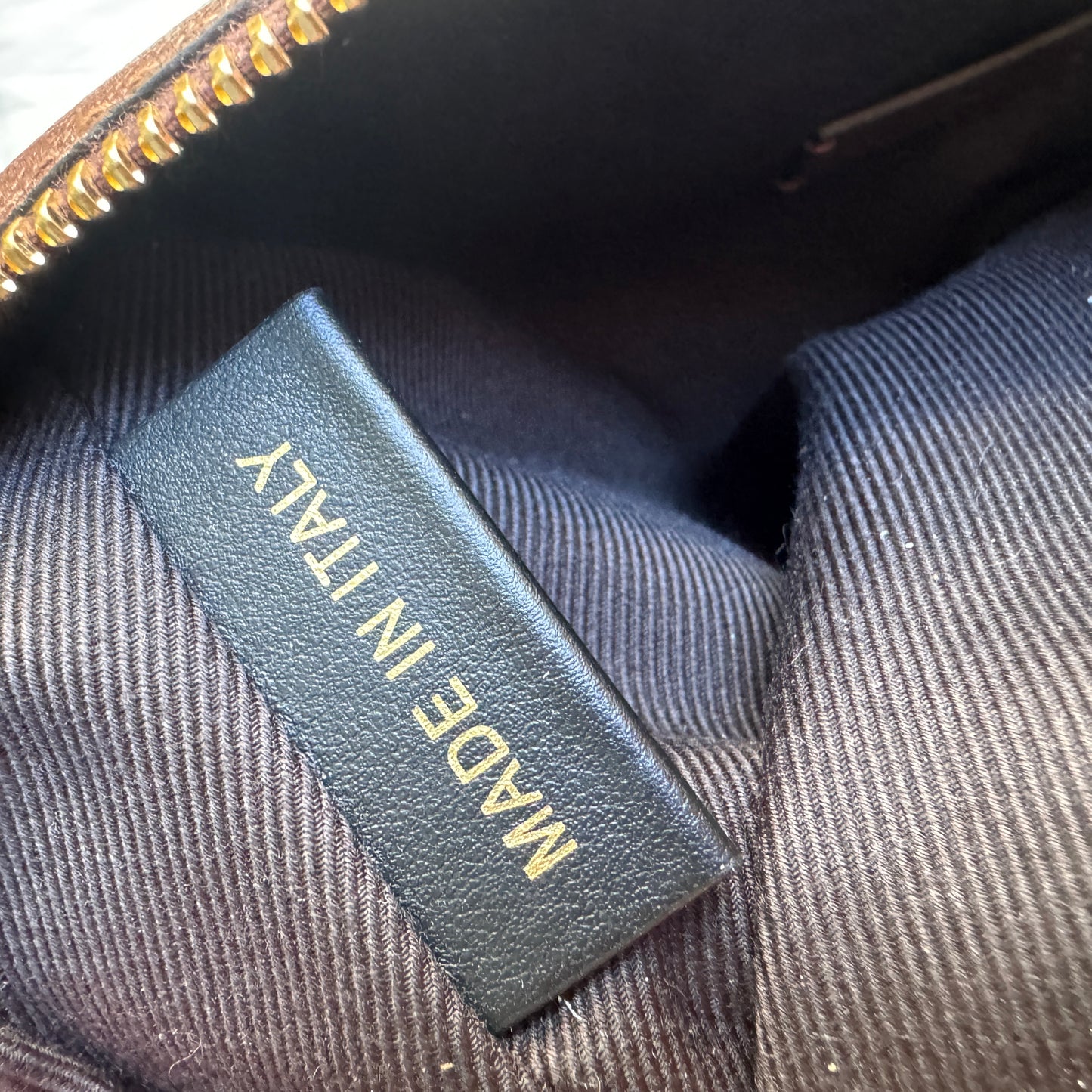 Burberry Dark Birch Brown Check and Leather Medium Bowling Bag