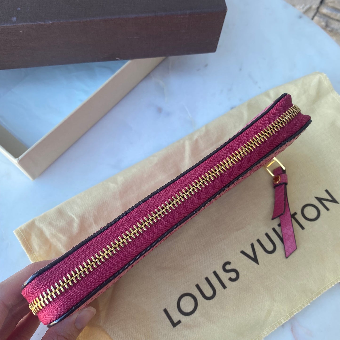 Louis Vuitton Python Zippy Wallet