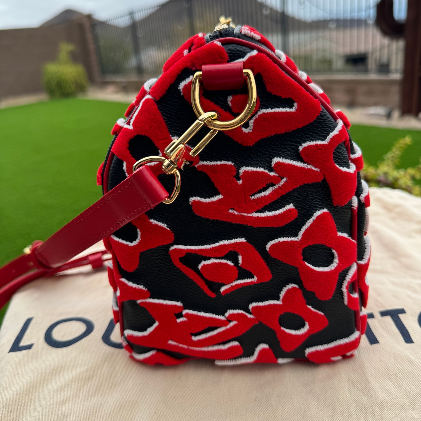 Louis Vuitton x Urs Fischer Speedy Bandoulière 25
