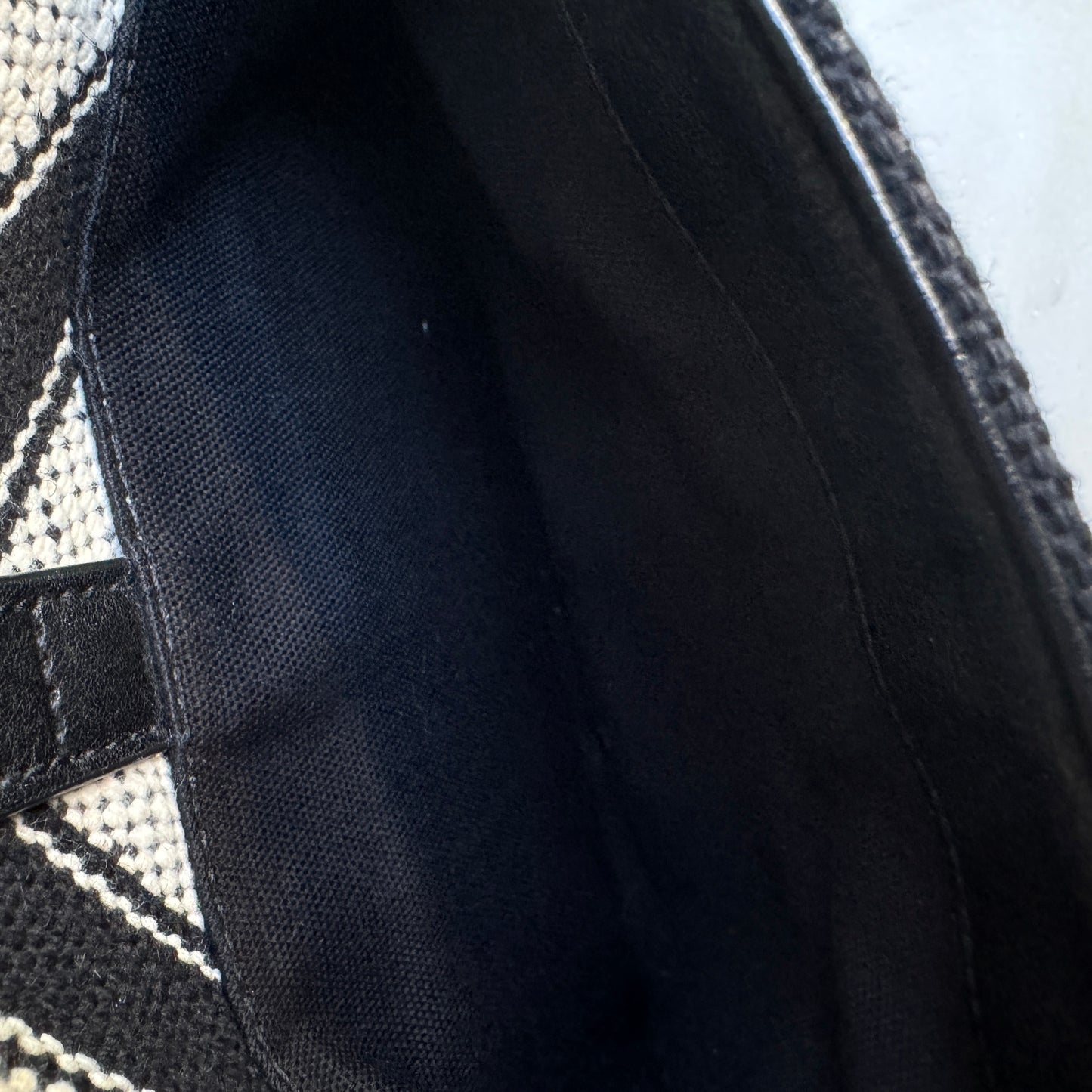 Yves Saint Laurent Berber Chevron Tassel Large College Bag
