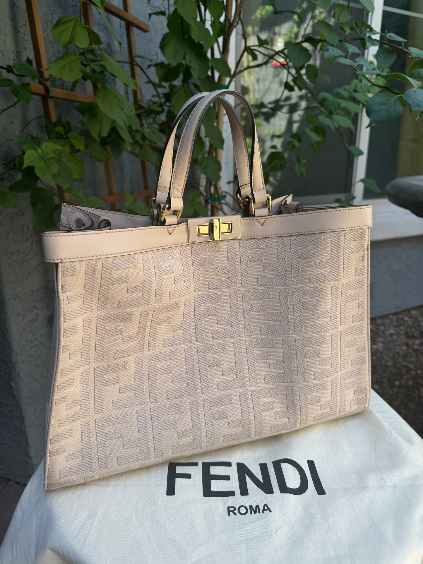 Fendi Zucca Peekaboo X-Tote