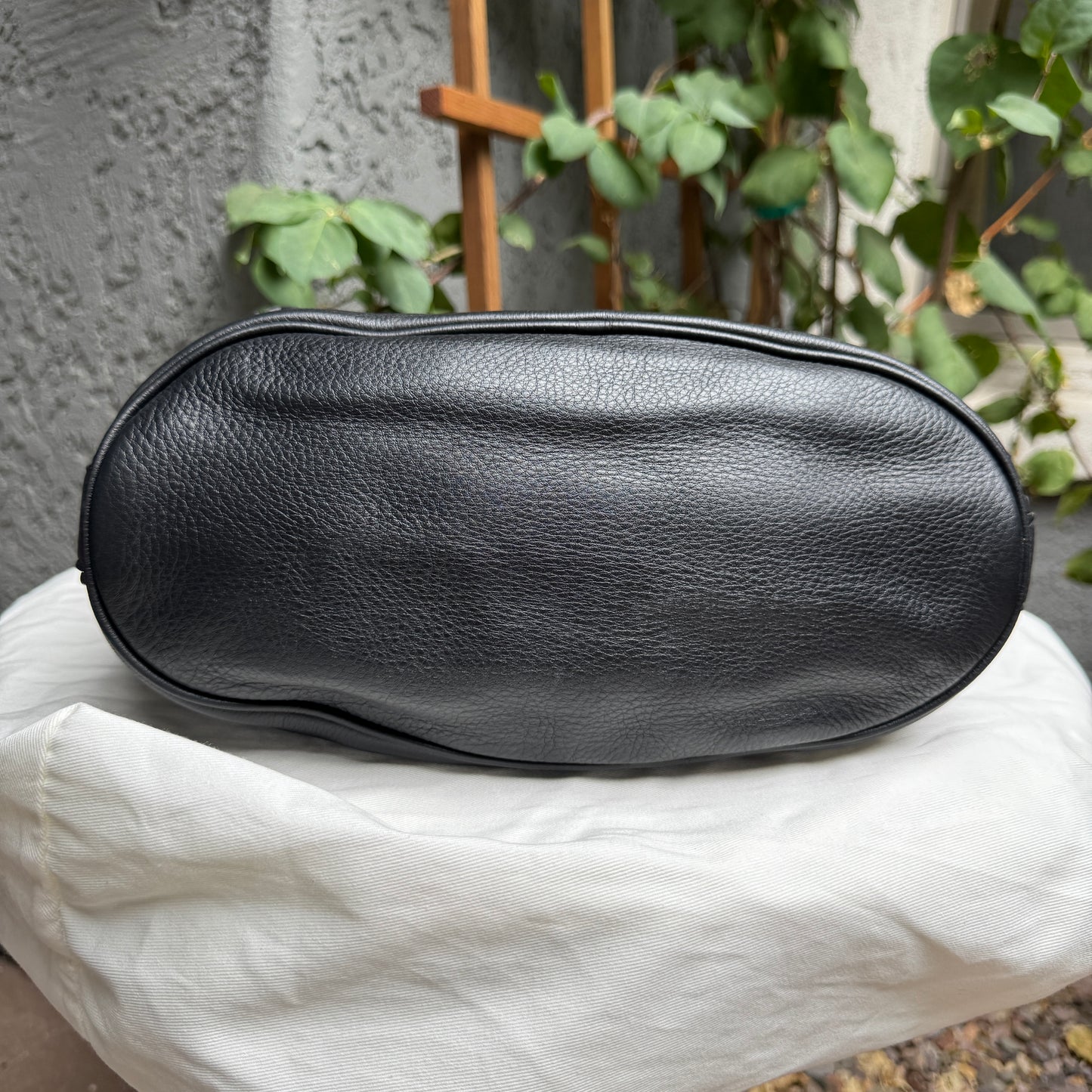 Ferragamo Archive Gancio Leather Hobo