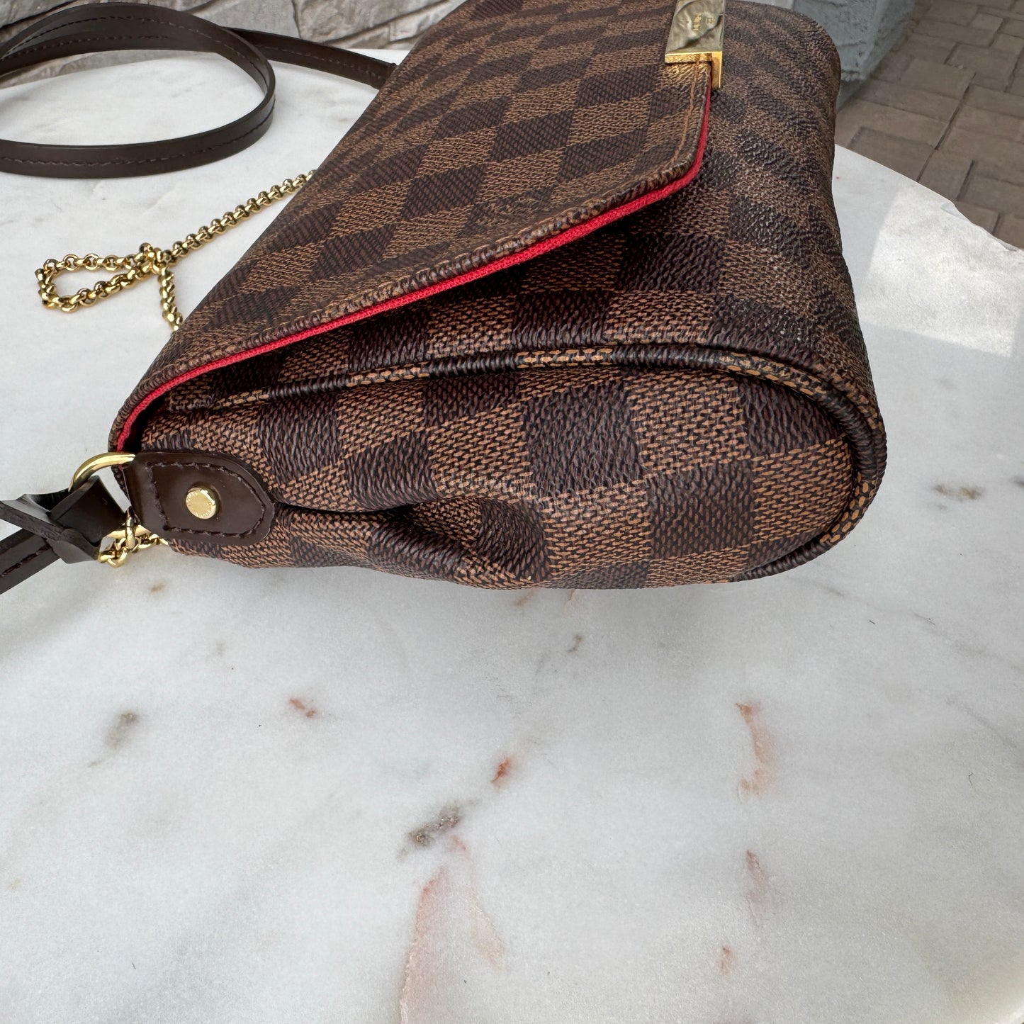 Louis Vuitton Favorite MM Damier Ebene Crossbody