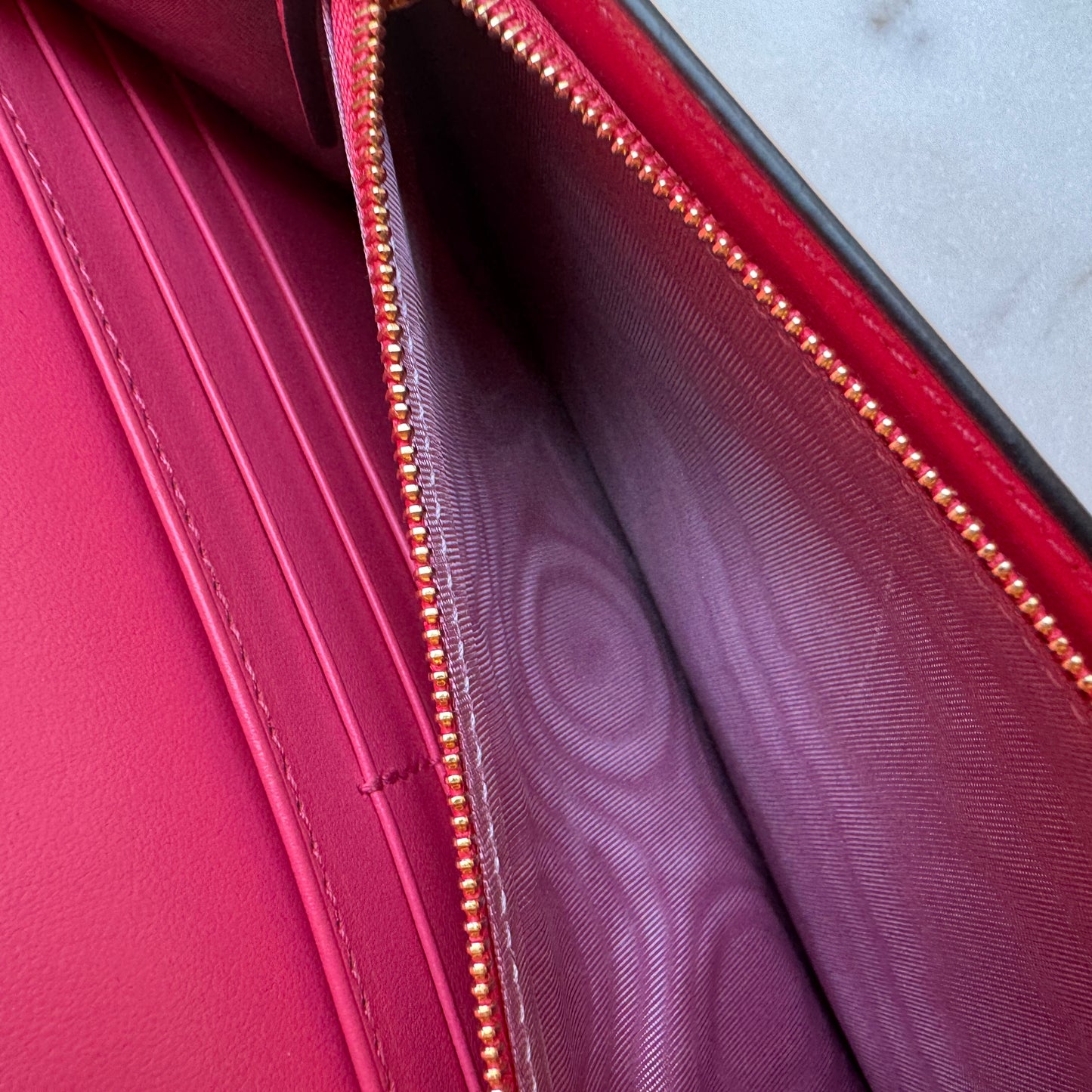 Gucci GG Matelassé Chain Wallet WOC Crossbody