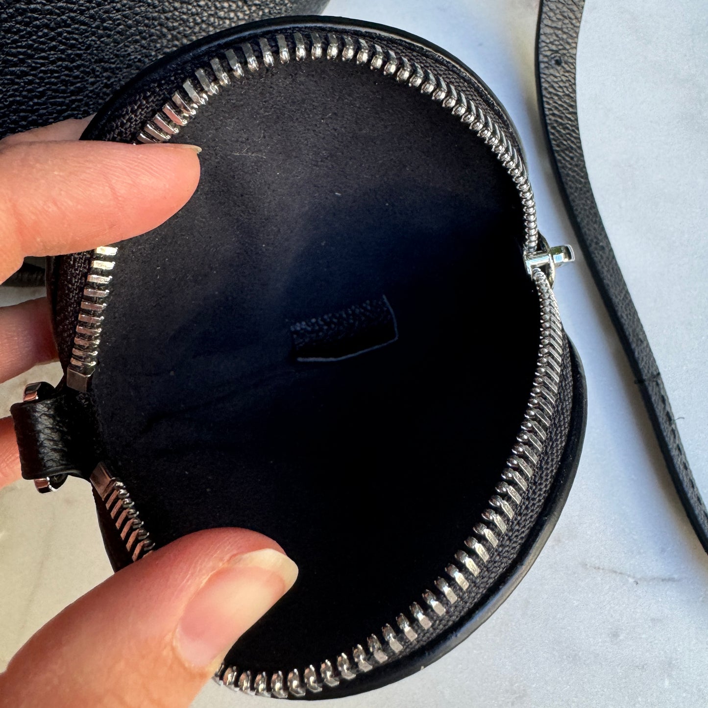 Louis Vuitton Bella Perforated Mahina Monogram Calf Leather Bucket Bag