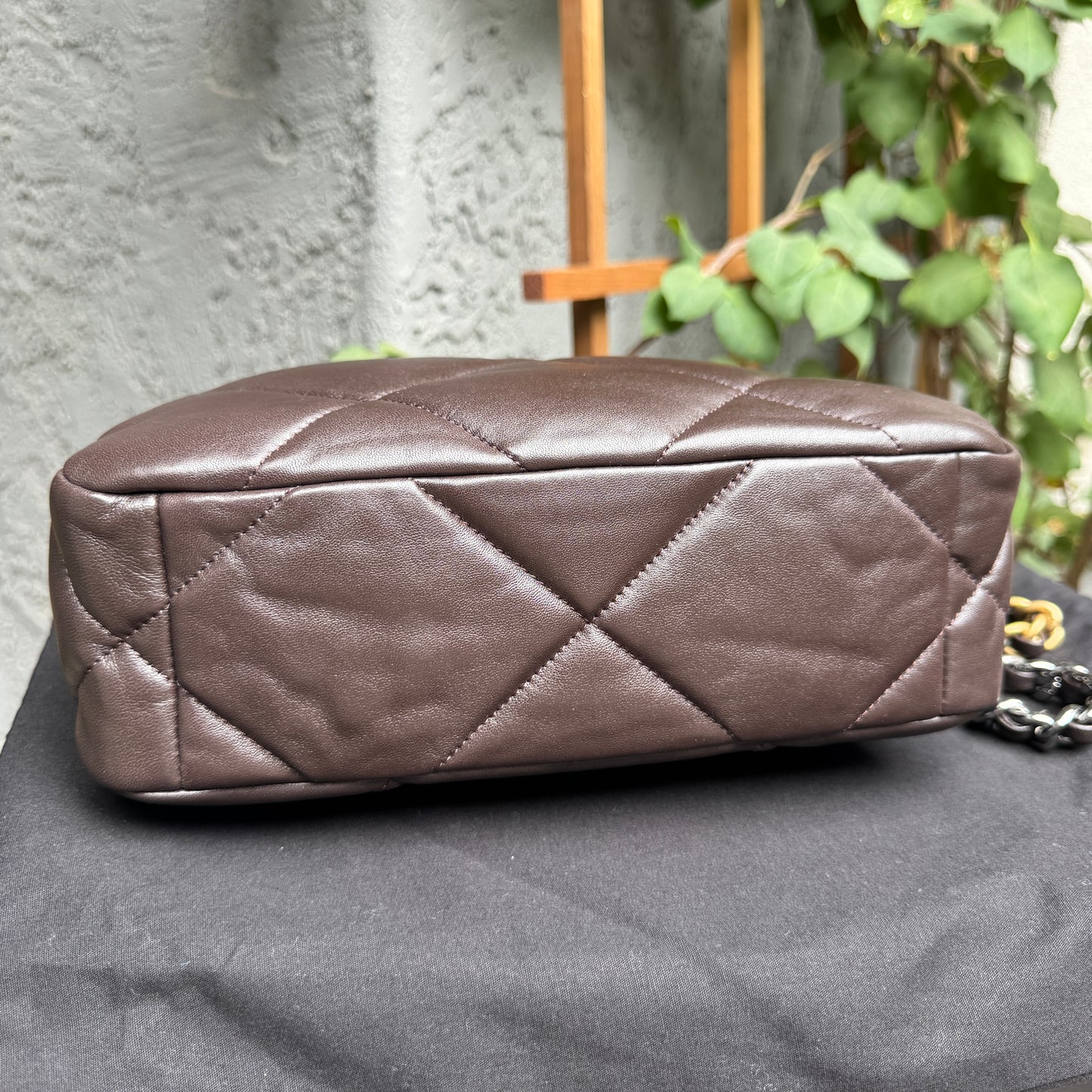 Chanel Medium 19 Shiny Lambskin Quilted Flap Crossbody