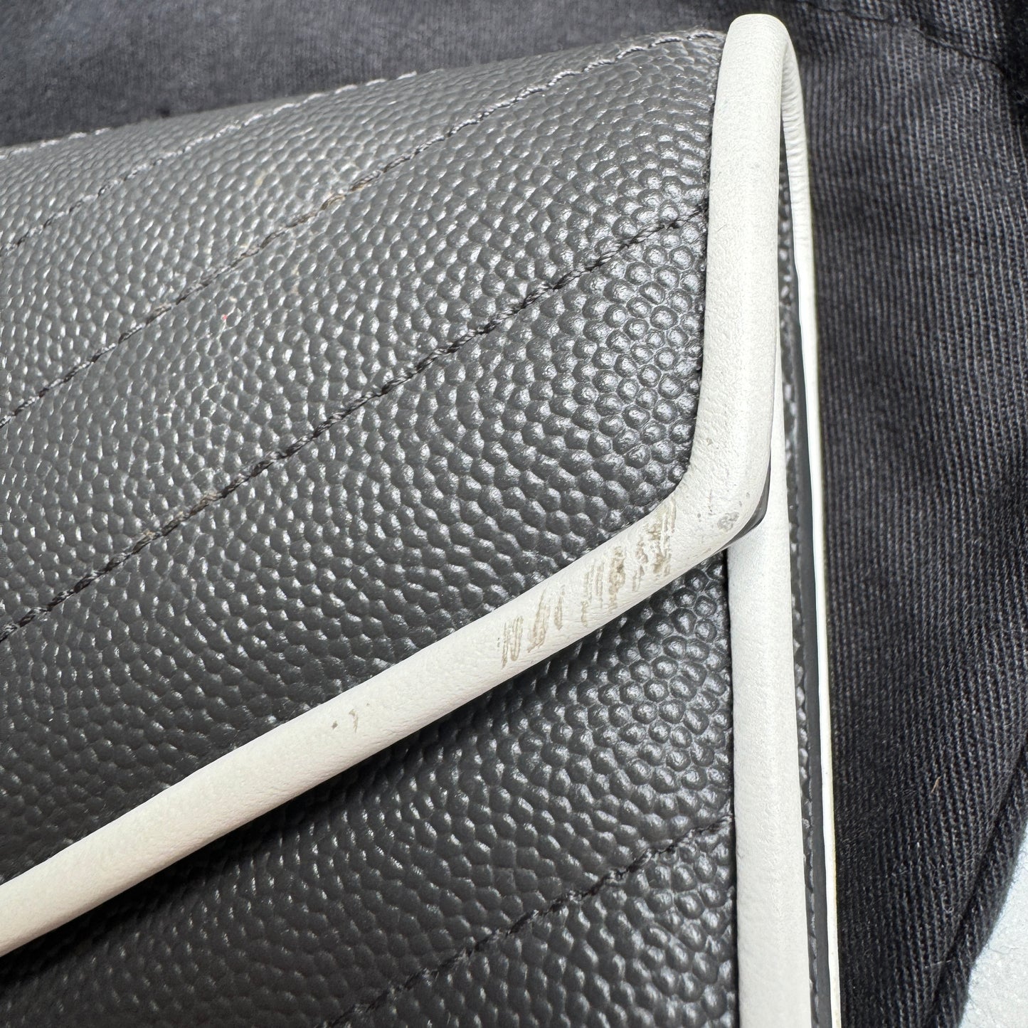 Saint Laurent Large Envelope Bicolor Wallet