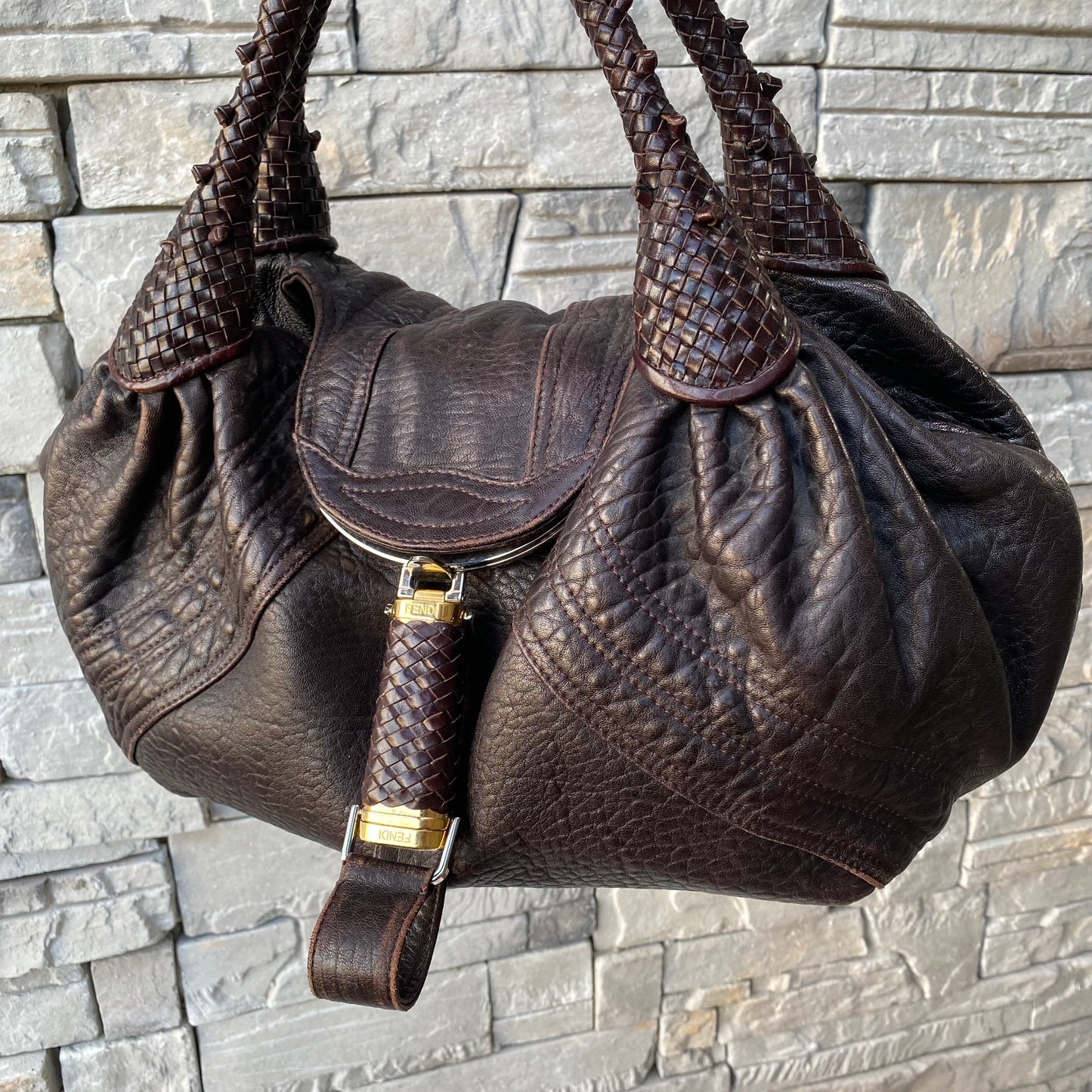 Fendi Leather Spy Bag