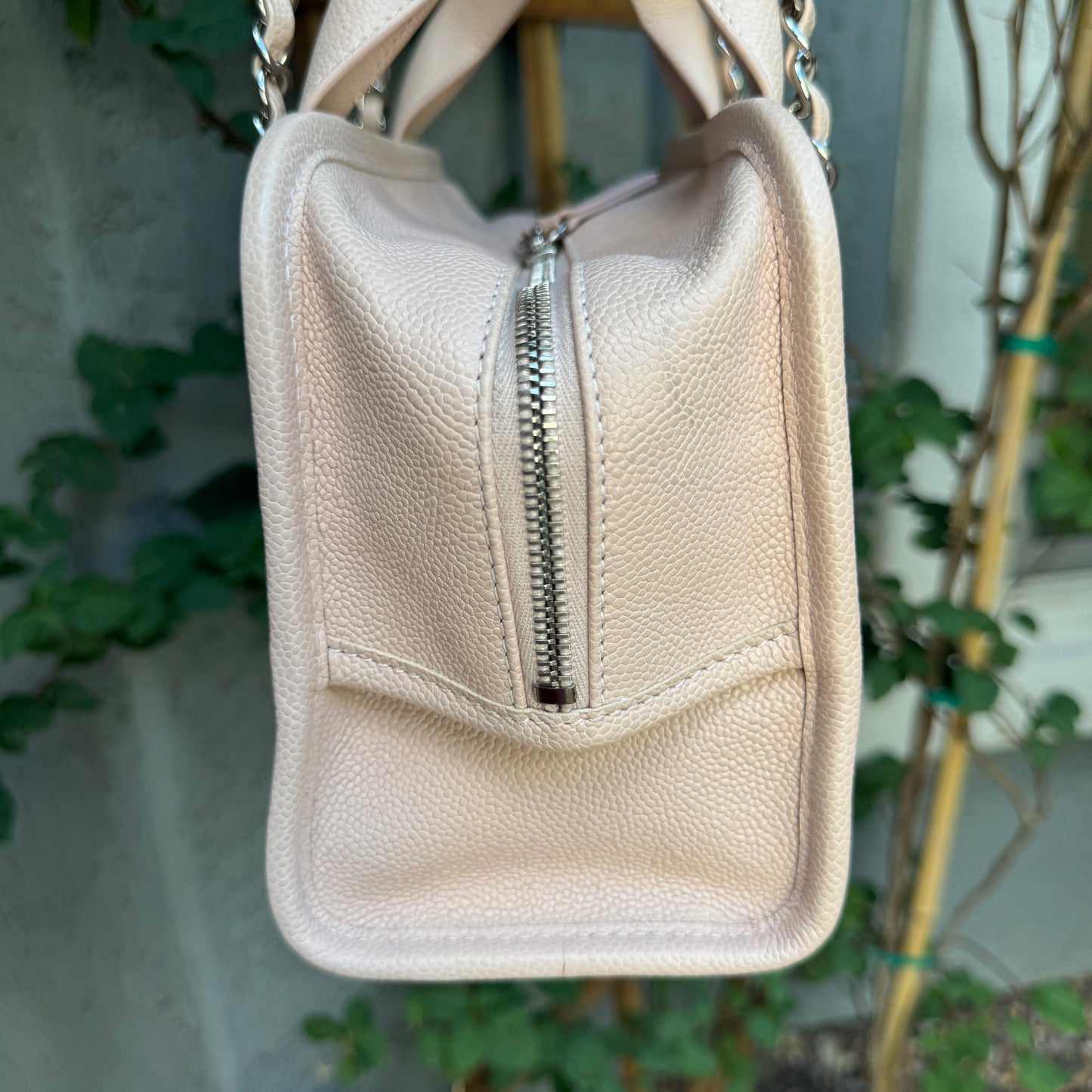 Chanel Small Deauville Caviar Bowling Bag