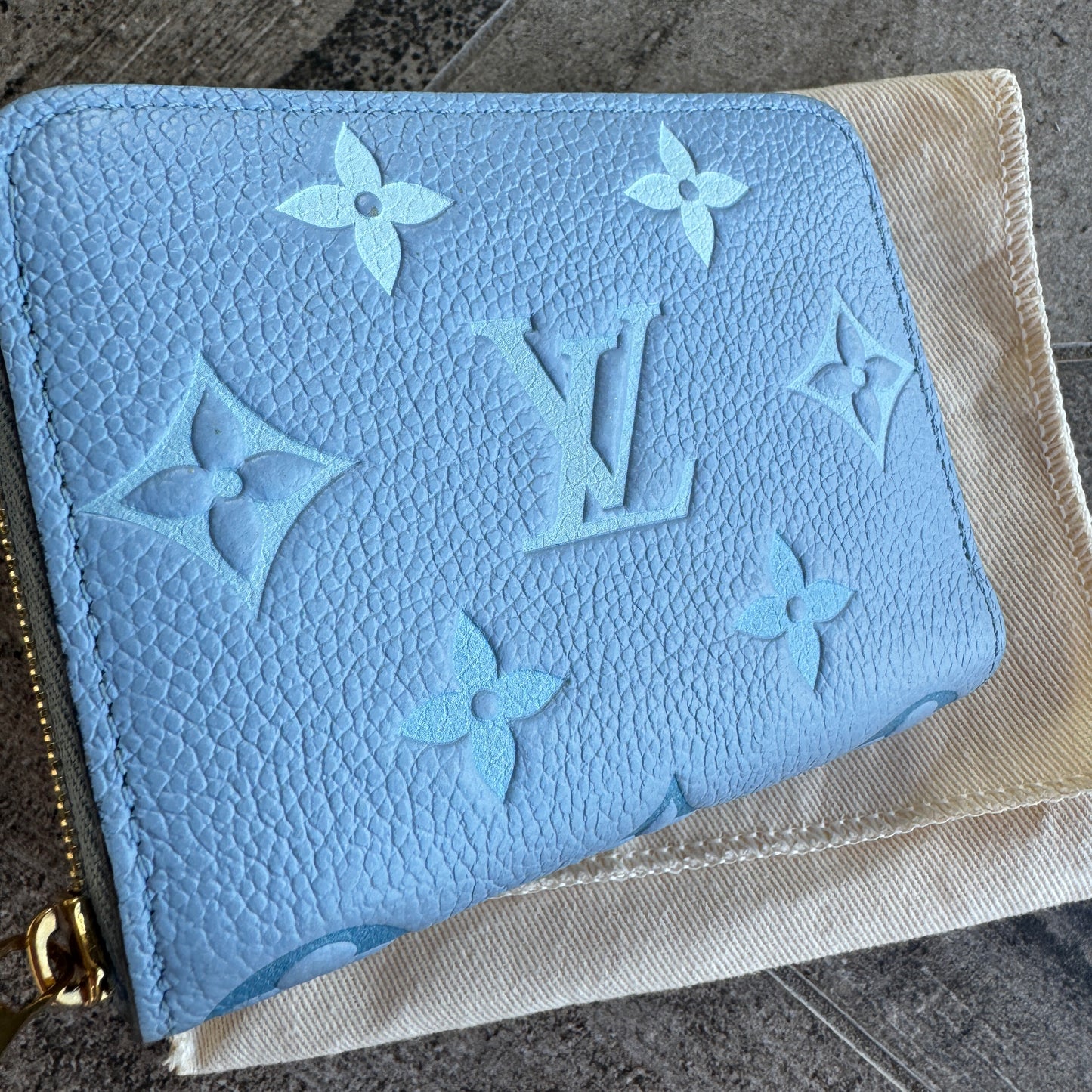 Louis Vuitton Monogram By the Pool Compact Zippy Wallet