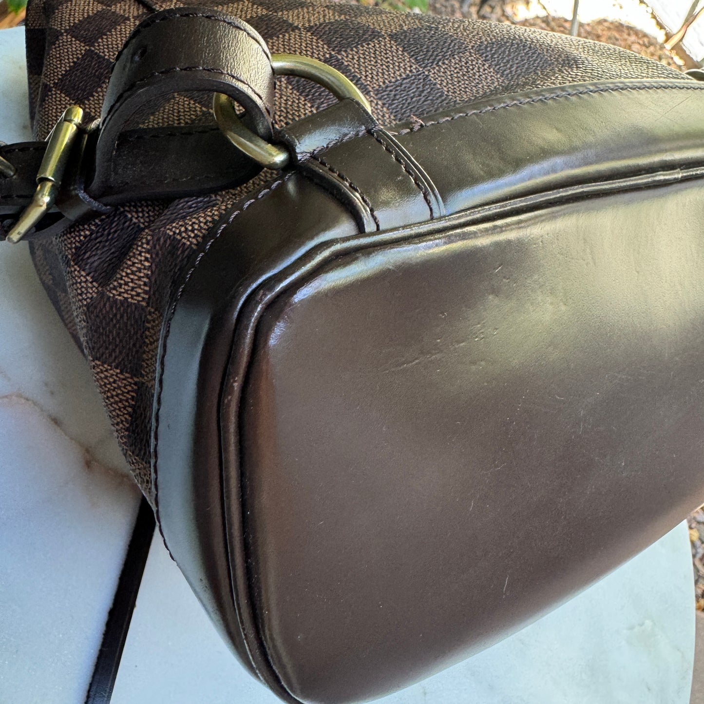 Louis Vuitton Vintage Damier Ebene Montsouris Backpack
