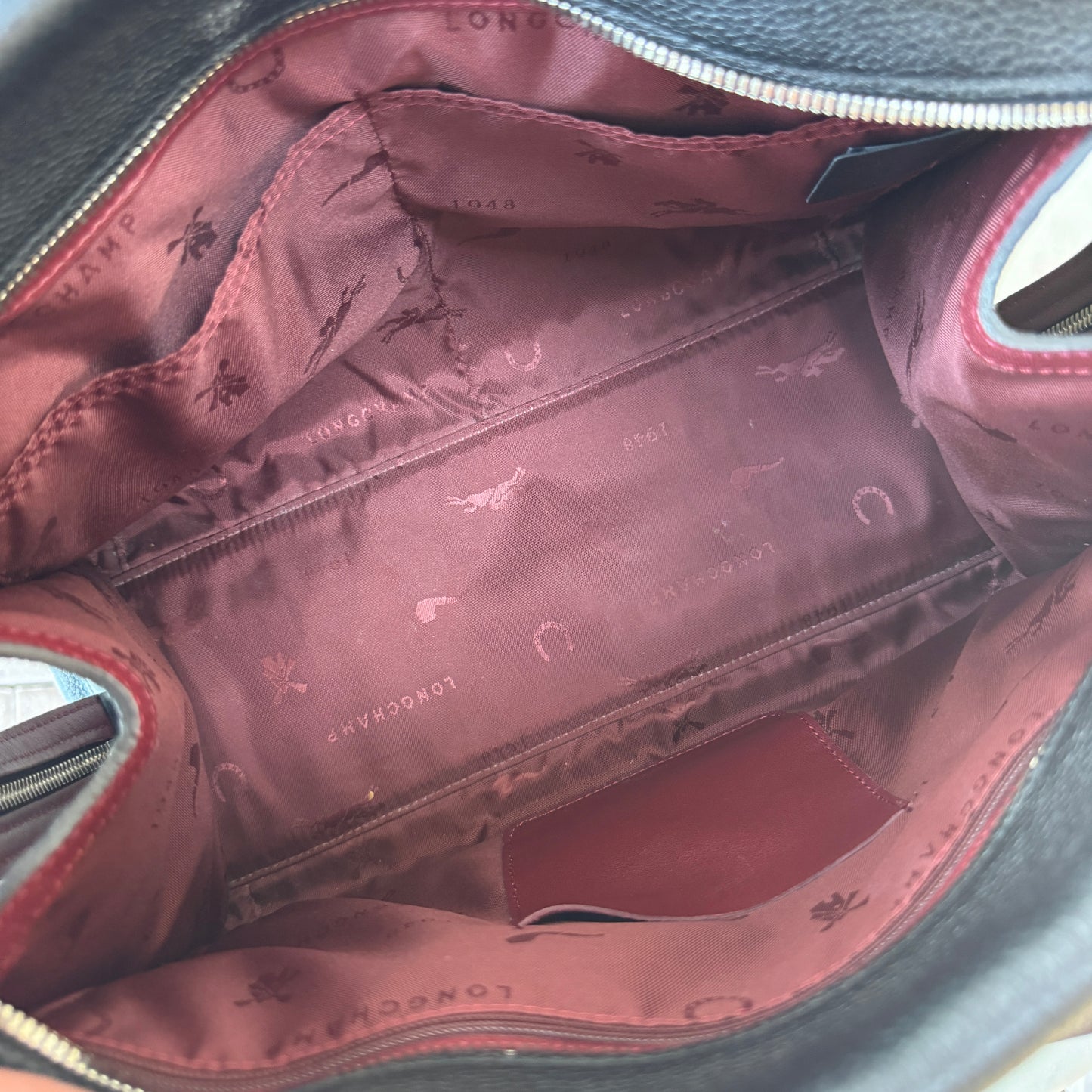 Longchamp La Voyaguese Large Leather Tote